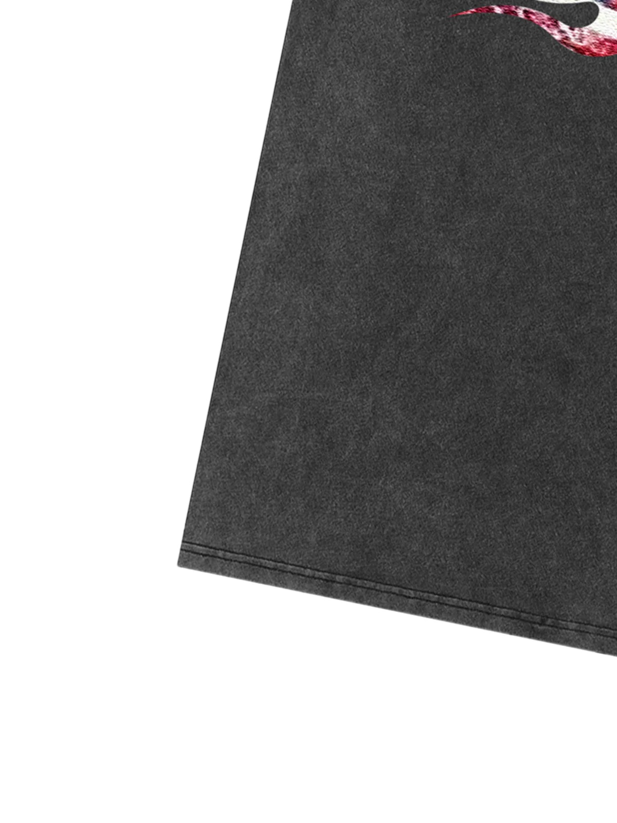 Original Patriotic Flame Graphic T-Shirt