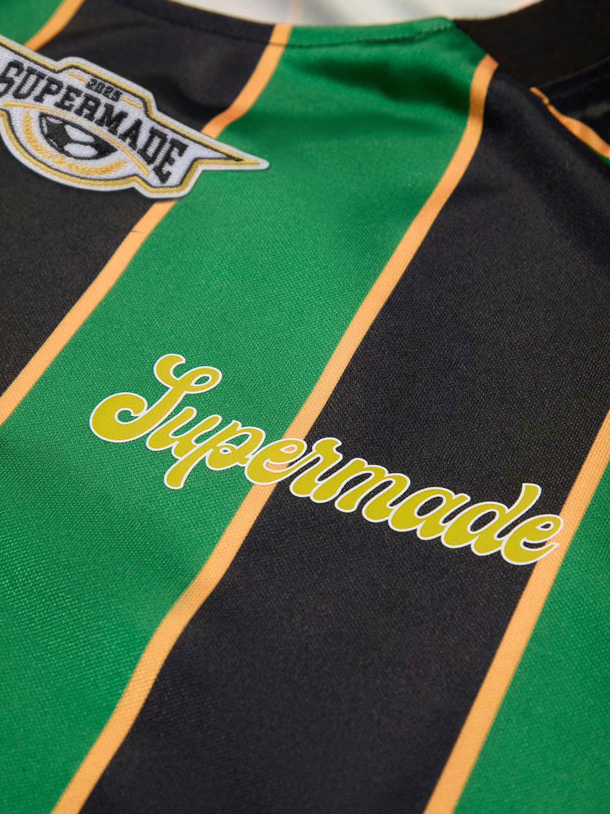 Original Retro Striped Spliced Sports Jersey T-Shirt