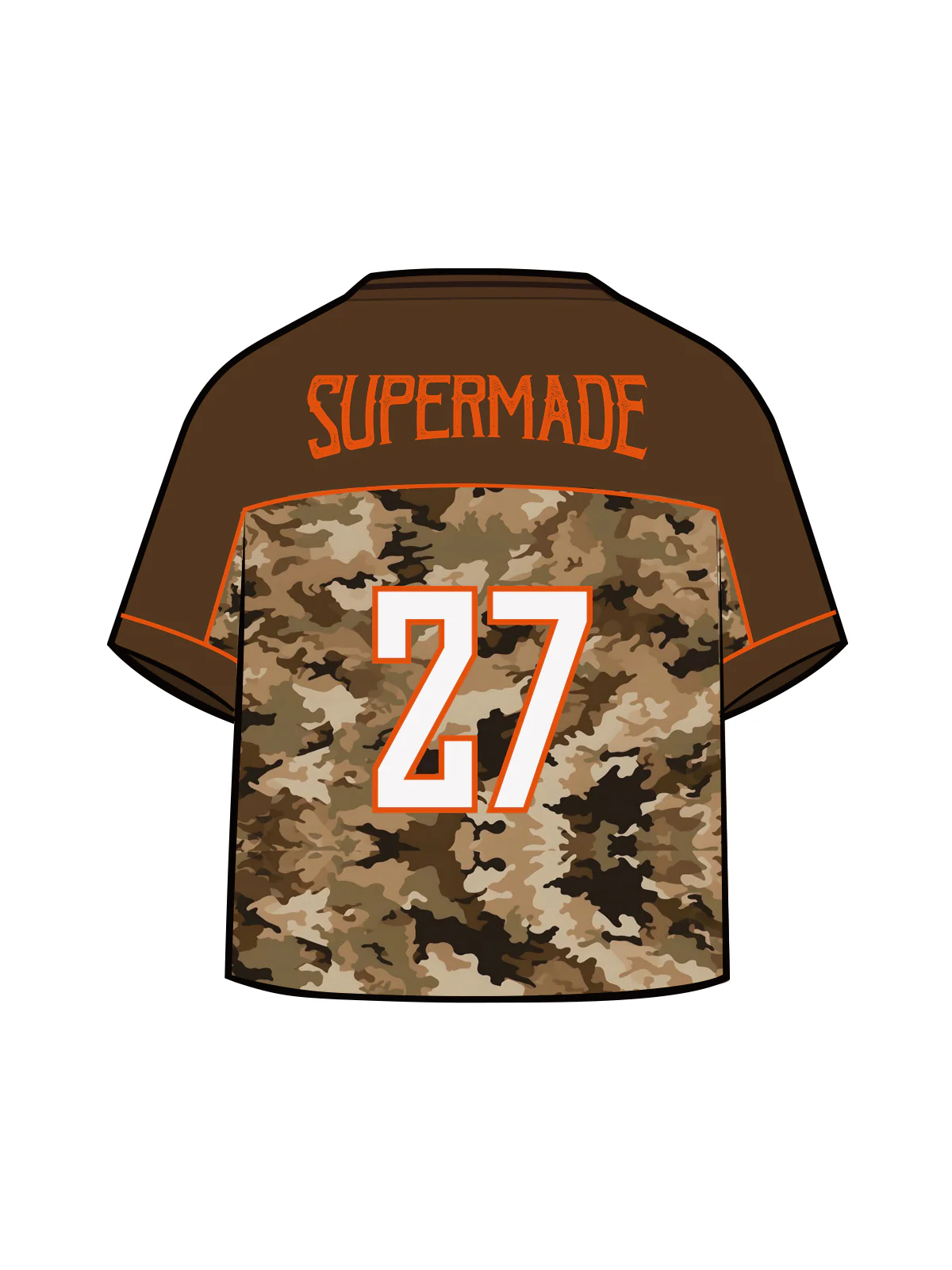 Original Camouflage Football Jersey T-Shirt - 2401