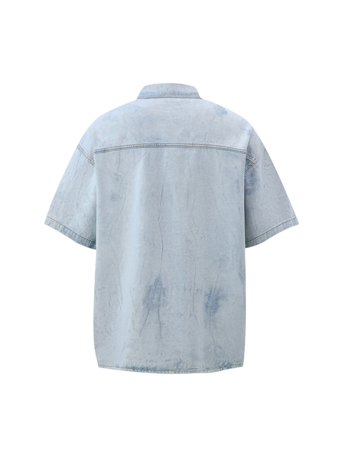 Distressed Washed Workwear Denim Set