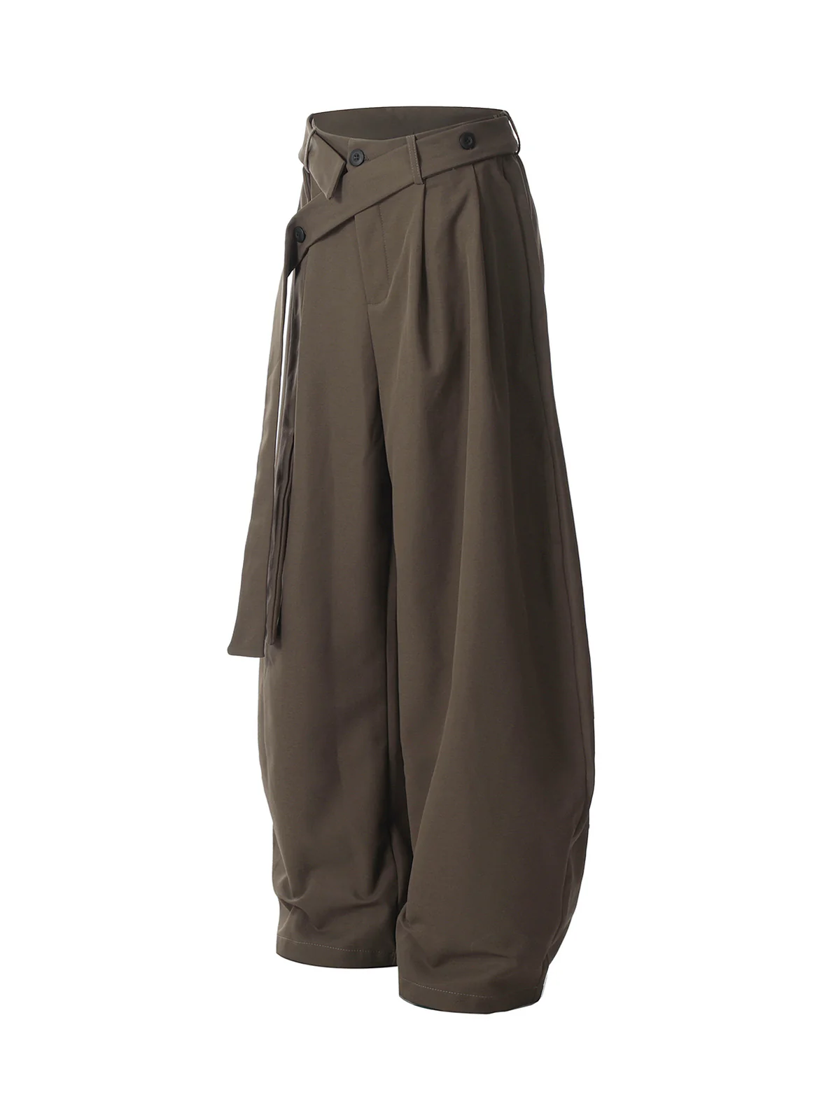 Pleated Belted Machete Track Pants