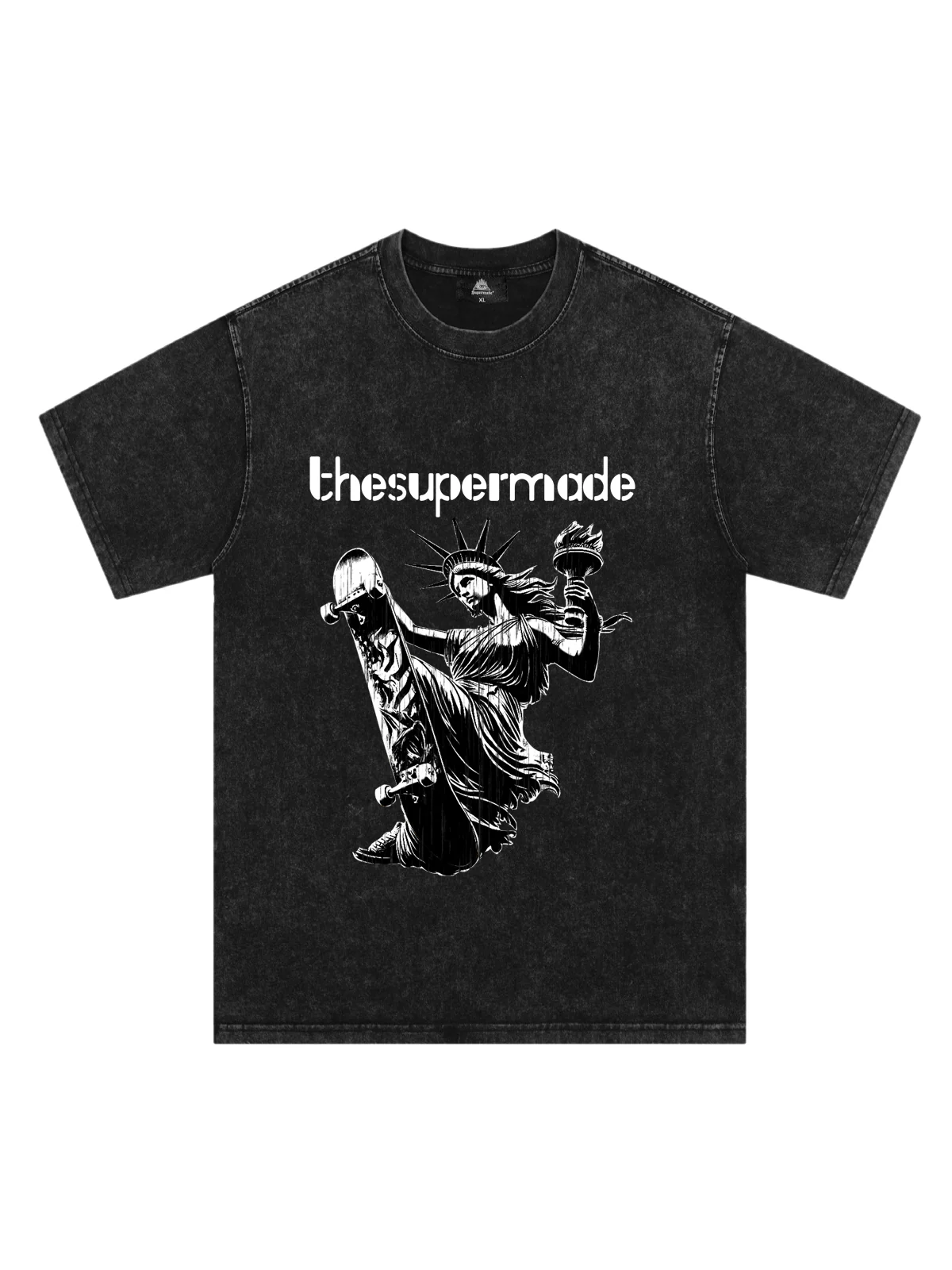 Orginal Funny Statue Of Liberty Print T-shirt