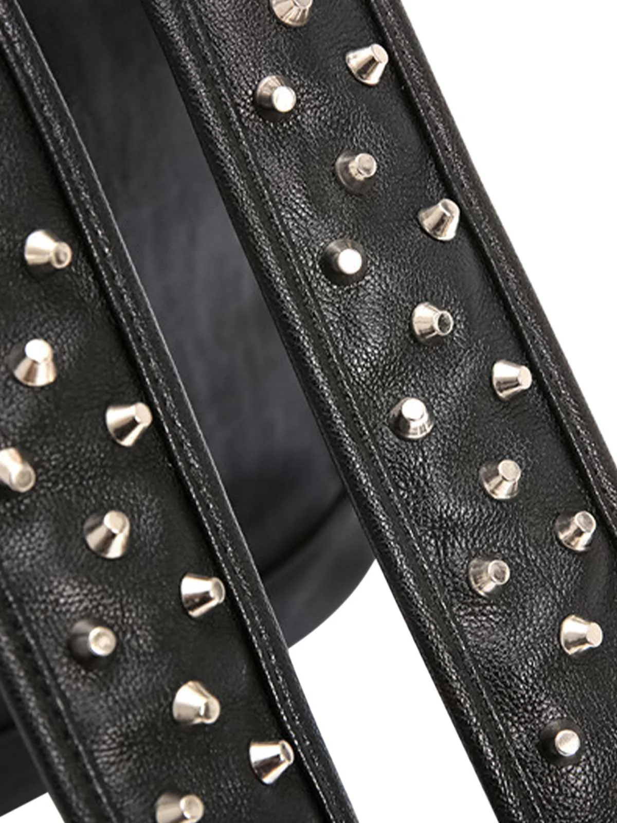 Rivet Crocodile-Print Backpack