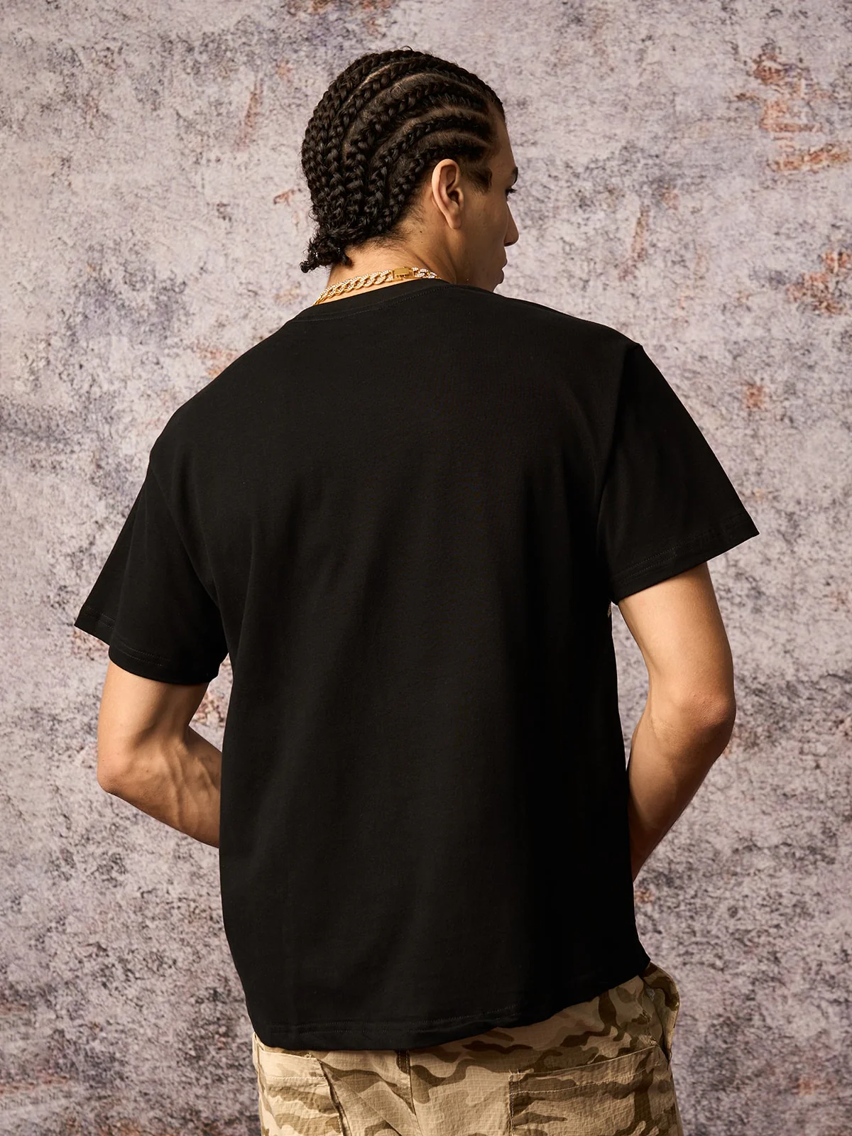 Phantom Letter Print T-shirt