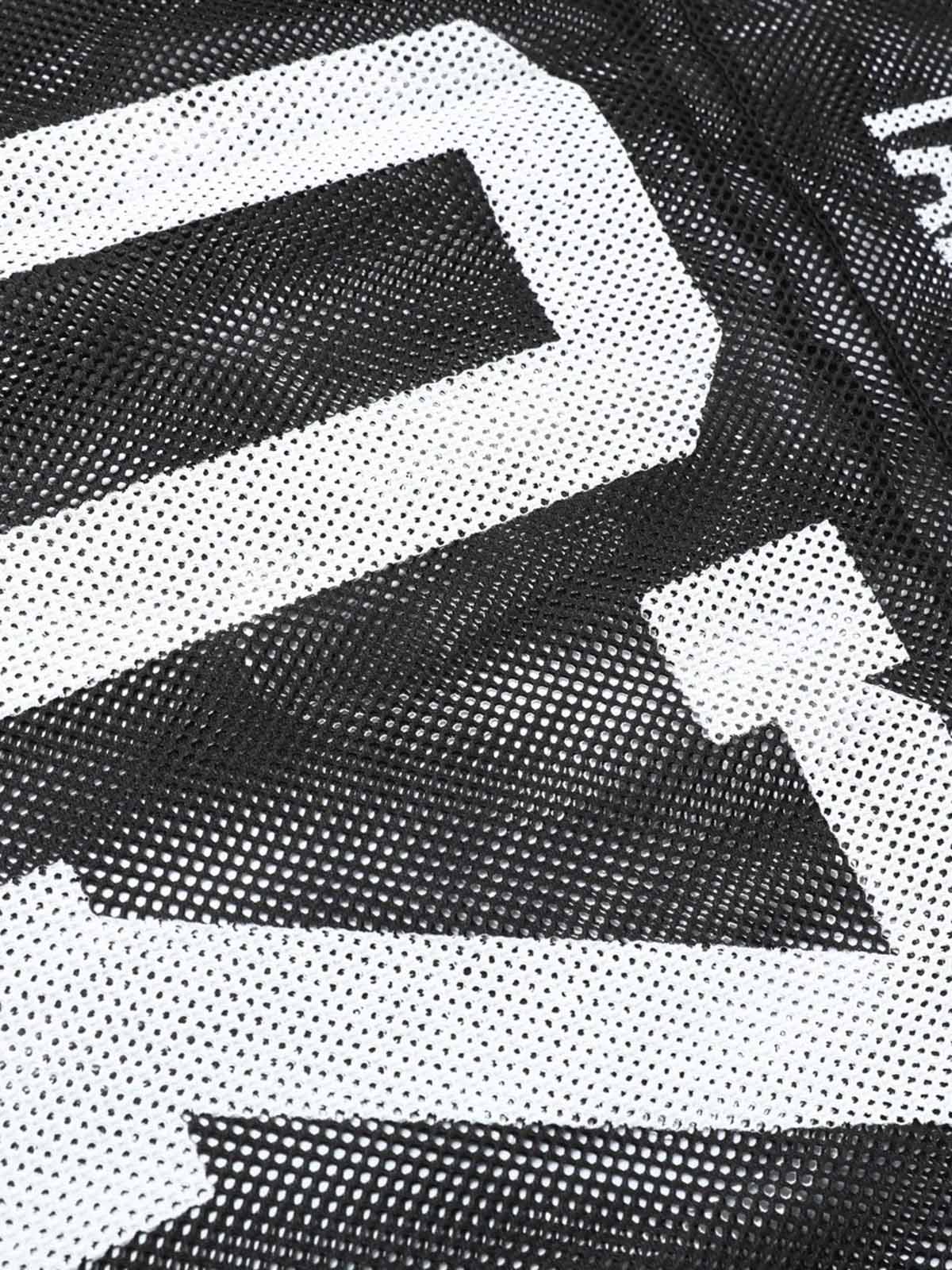 Jersey Mesh Blouse Hollow T-shirt