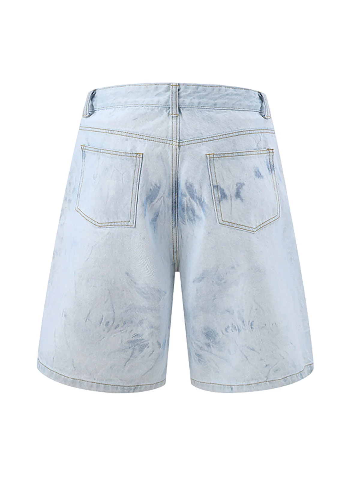 Distressed Washed Workwear Denim Set