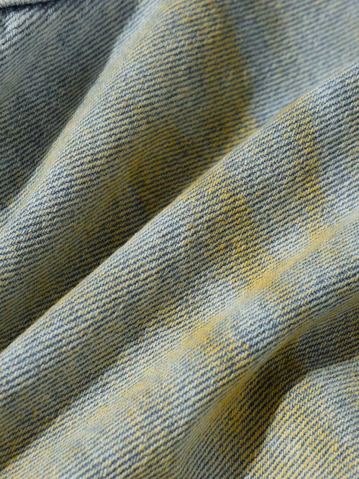 Distressed Tie-Dye Denim Shorts