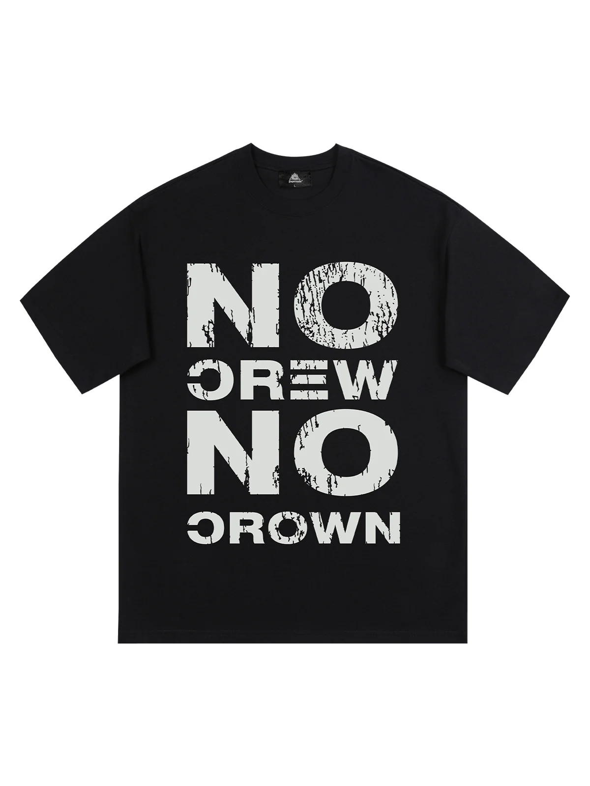 Originl No Crew No Crown Graphic T-Shirt