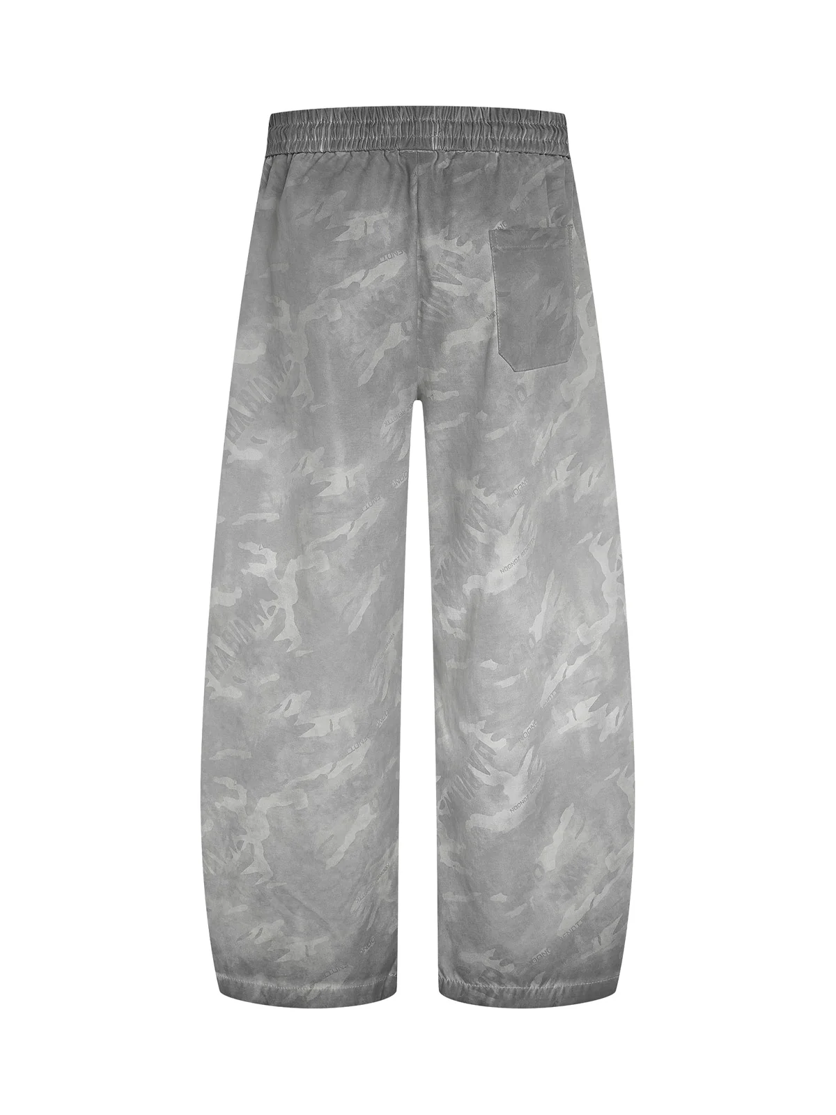 Retro Dirty-Dyed Paratrooper Barrel Pants