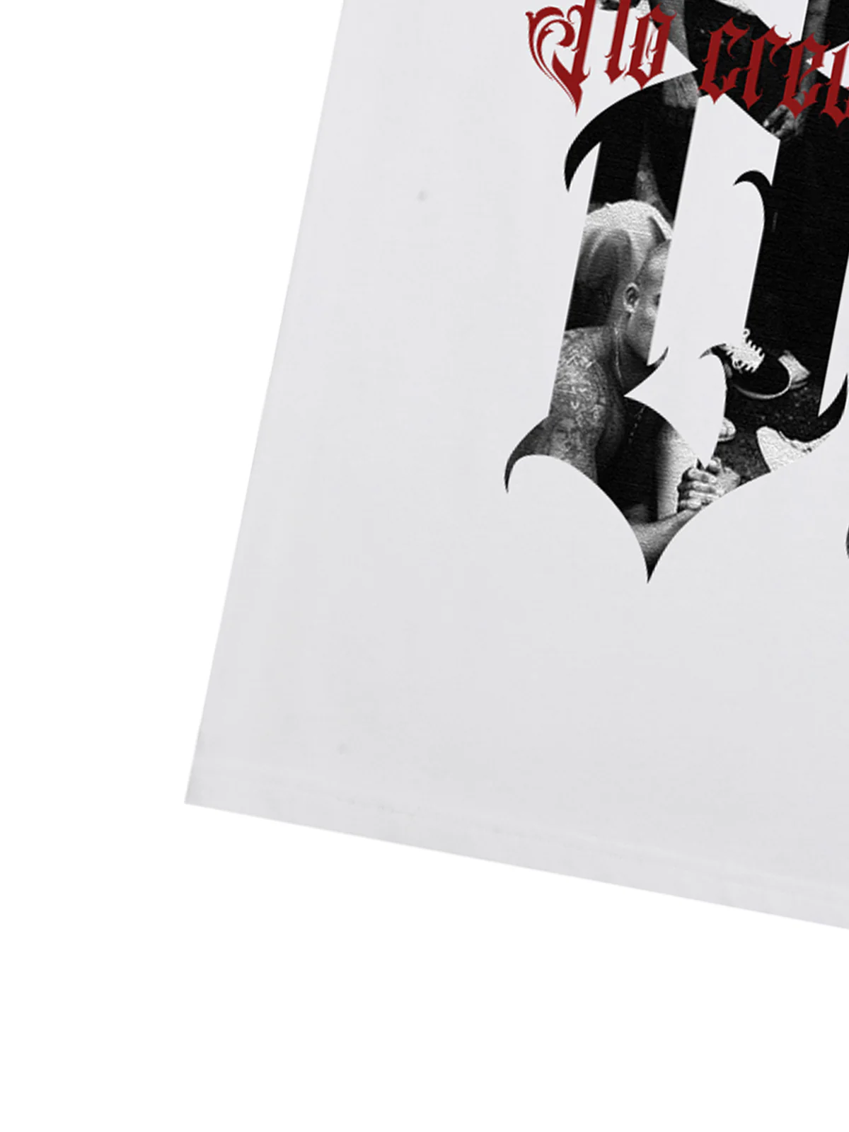 Original Photograph Letter Oversized Graphic T-Shirt