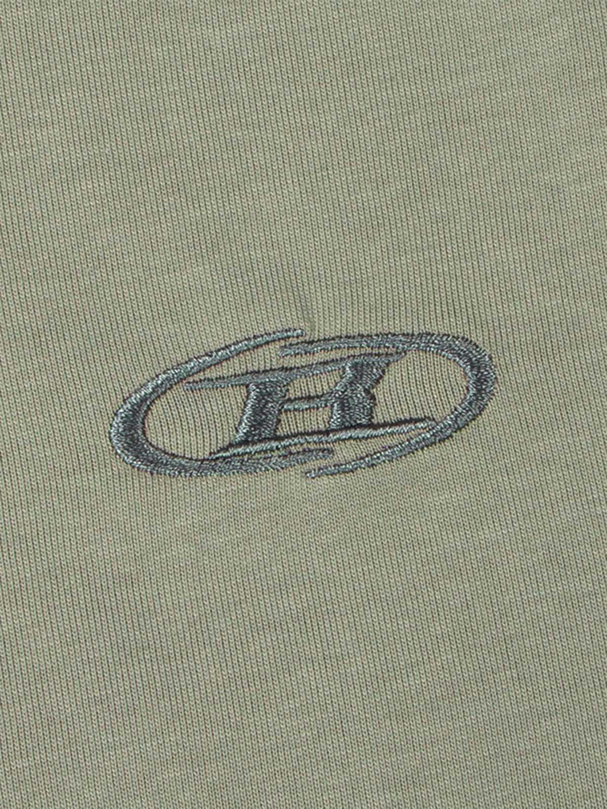 Quick-Dry Contrast Color Quarter Zip Up T-shirt