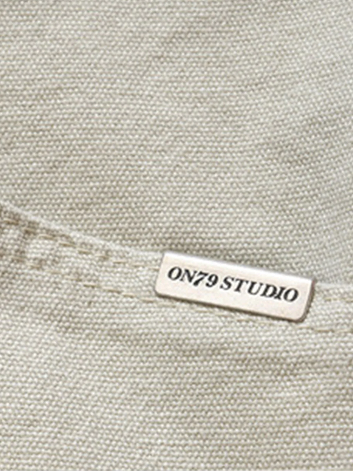 Retro Structured  Design Cargo Shorts