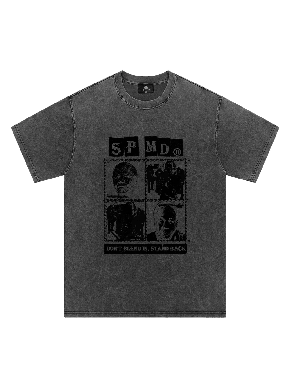 Original Street Protrait Graphic Print T-Shirt