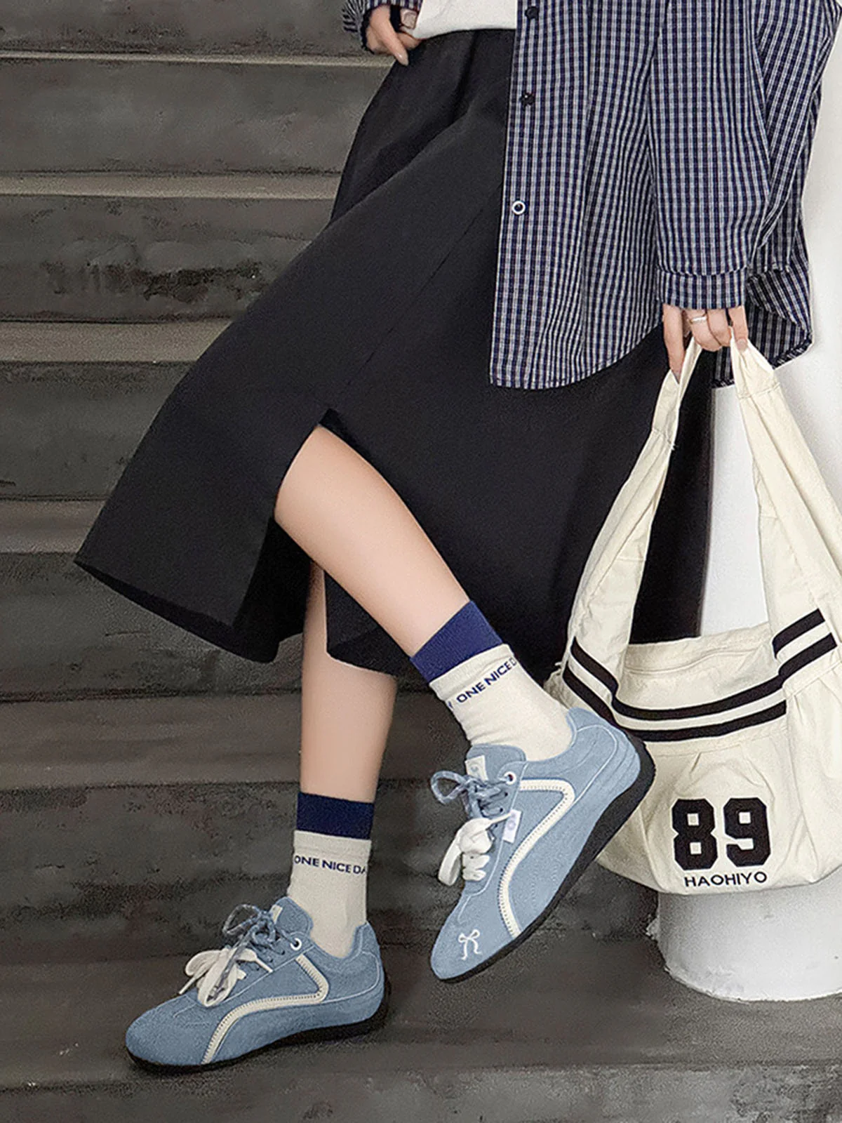 Suede Lace-Up Sneakers