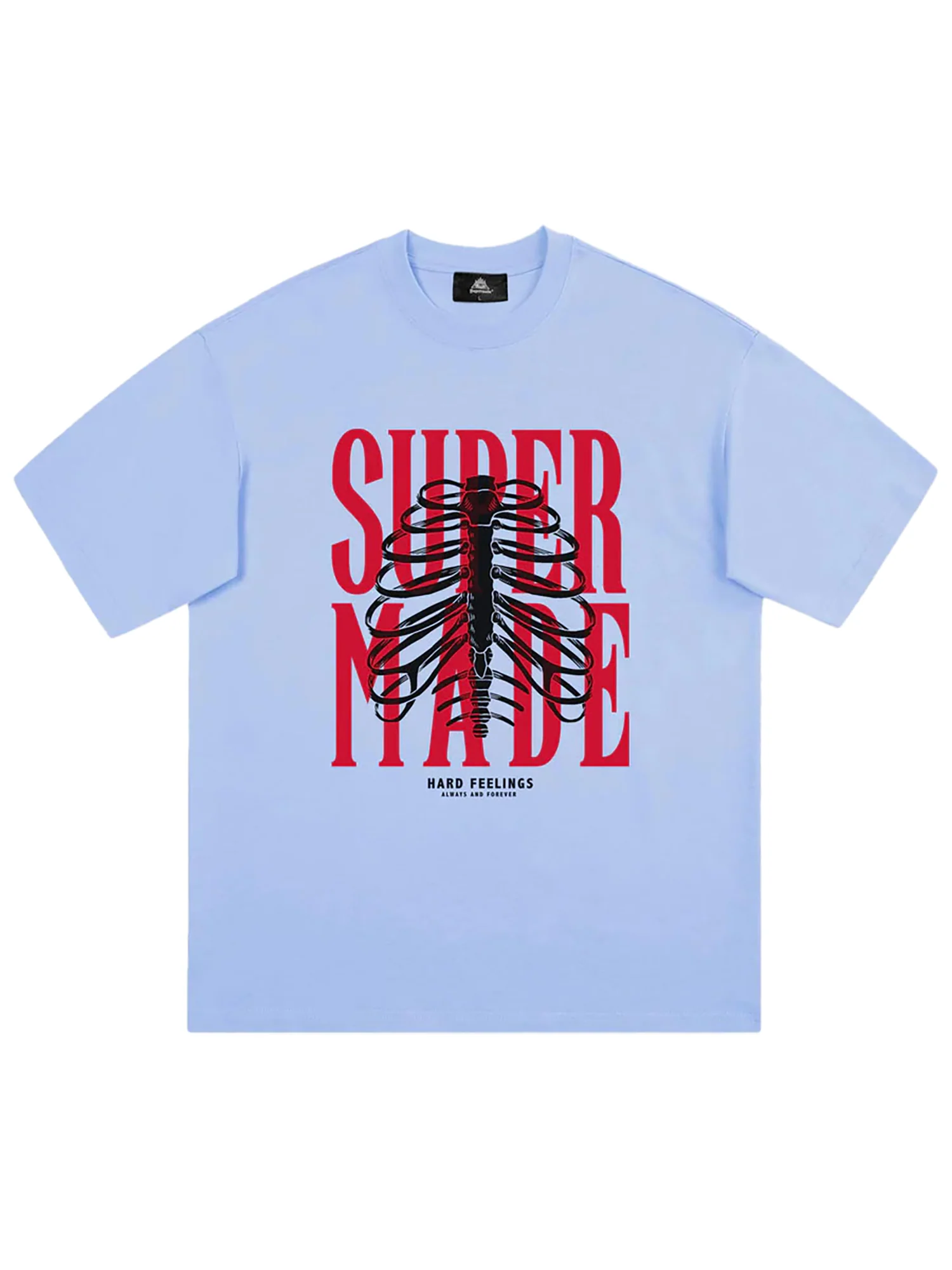 Thesupermade Skull Printed Logo Design T Shirt -1159