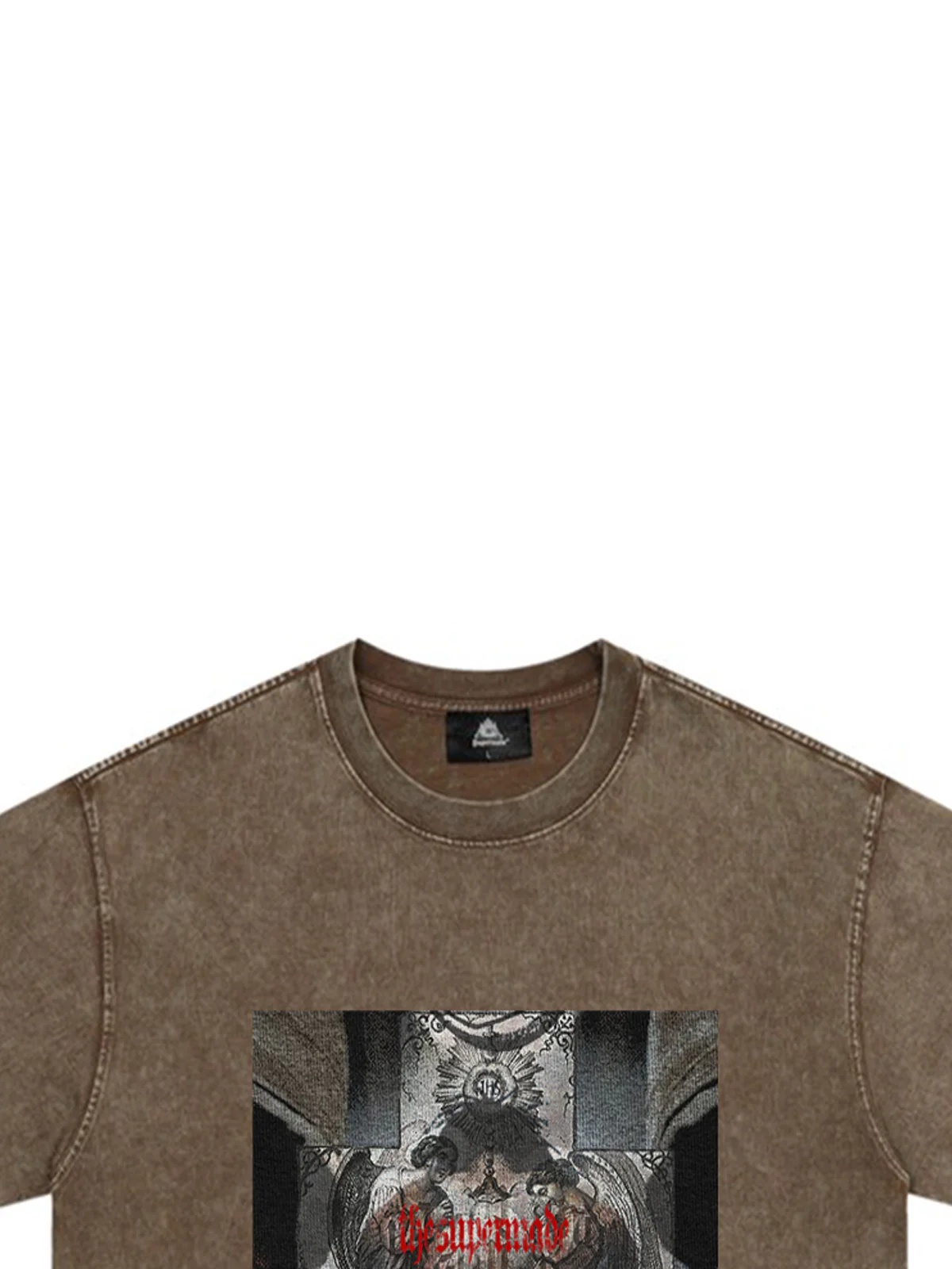 Original Cross Portrait Graphic T-Shirt