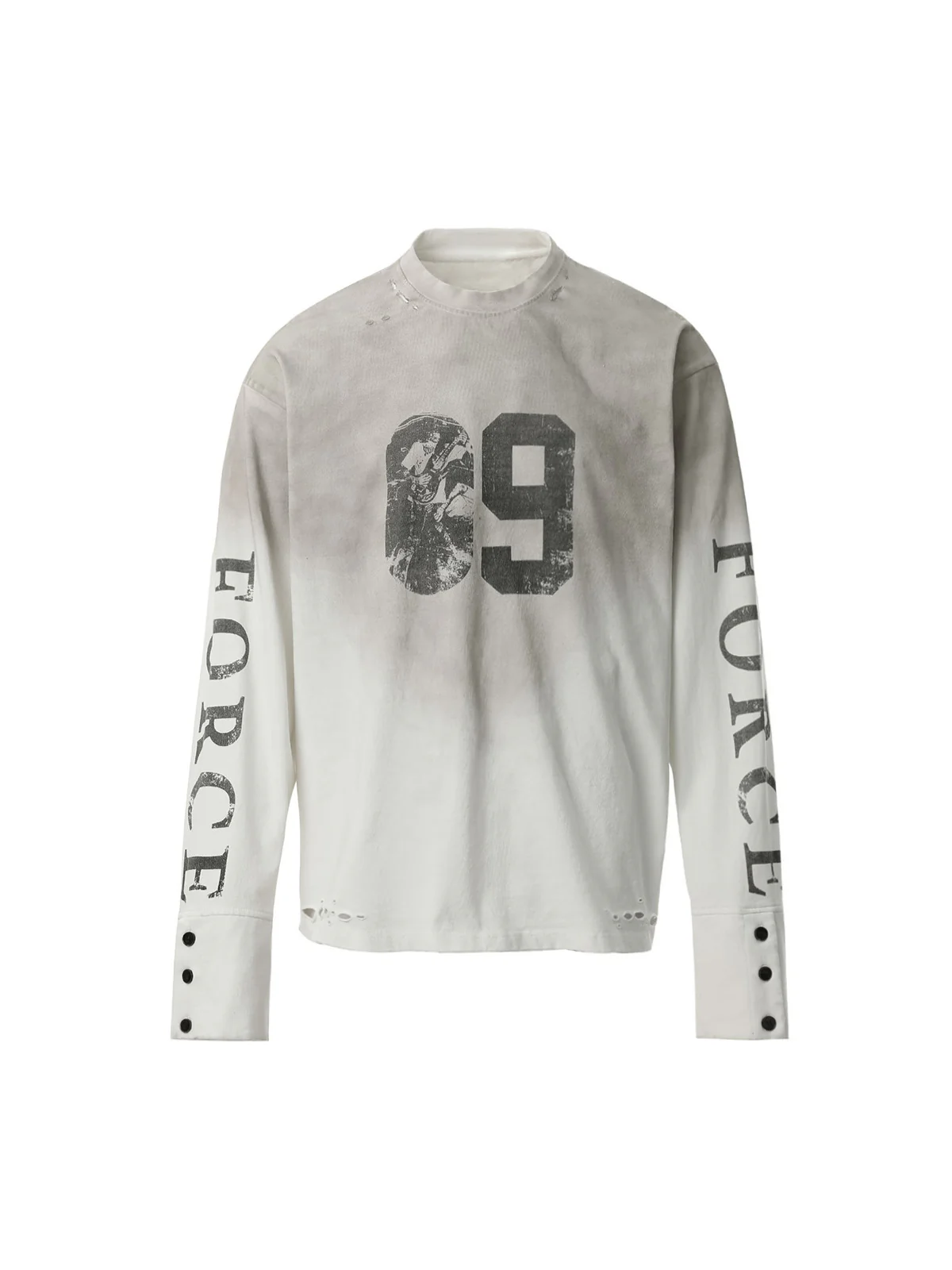 Distressed NO. 09 Long Sleeve T-Shirt