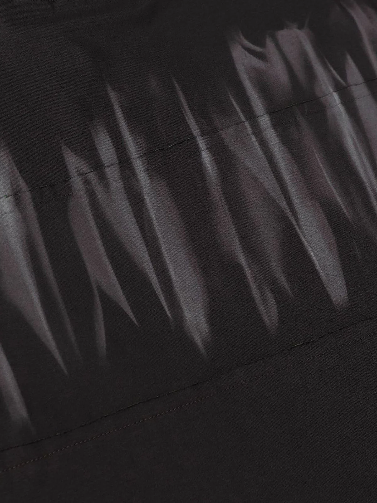 Oversized Tie-Dye Embroidered Letter T-Shirt