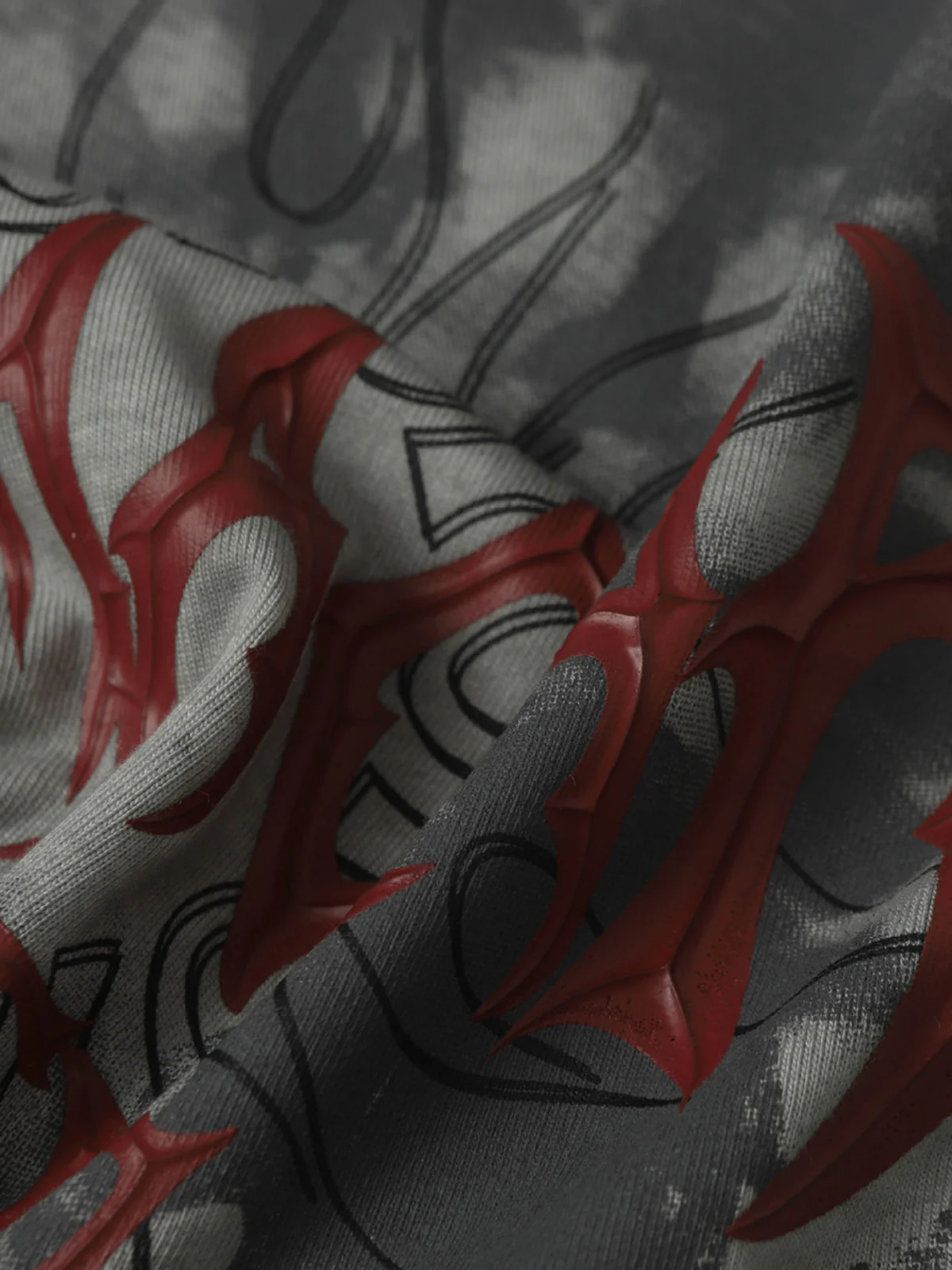 Distressed Batik Graphic T-Shirt