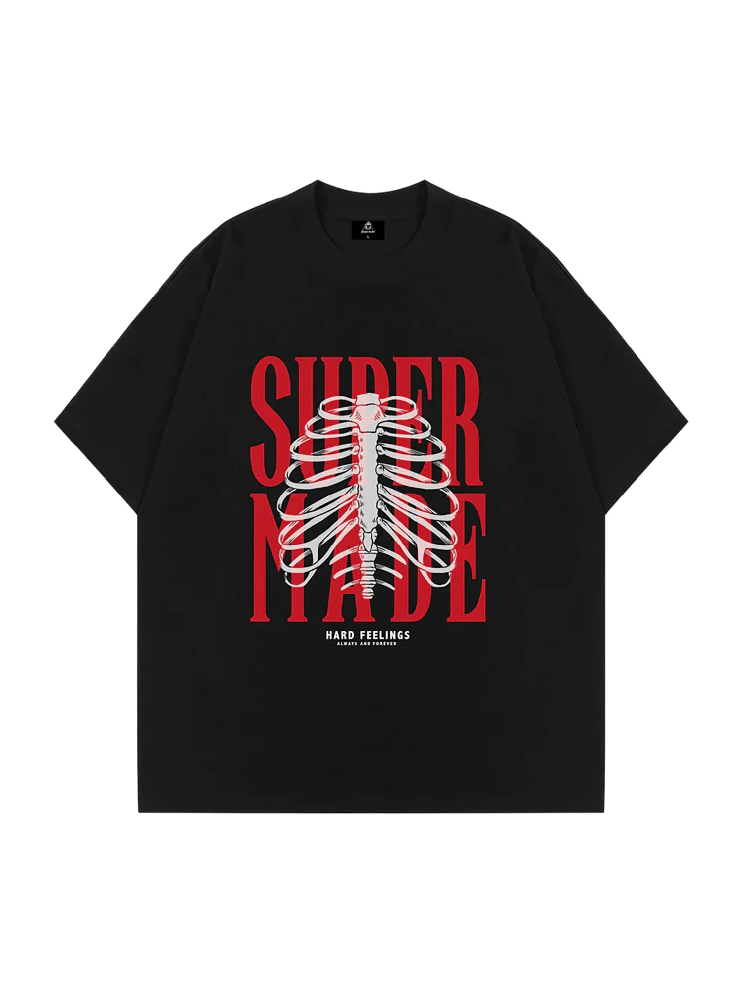 Thesupermade Skull Printed Logo Design T Shirt -1159