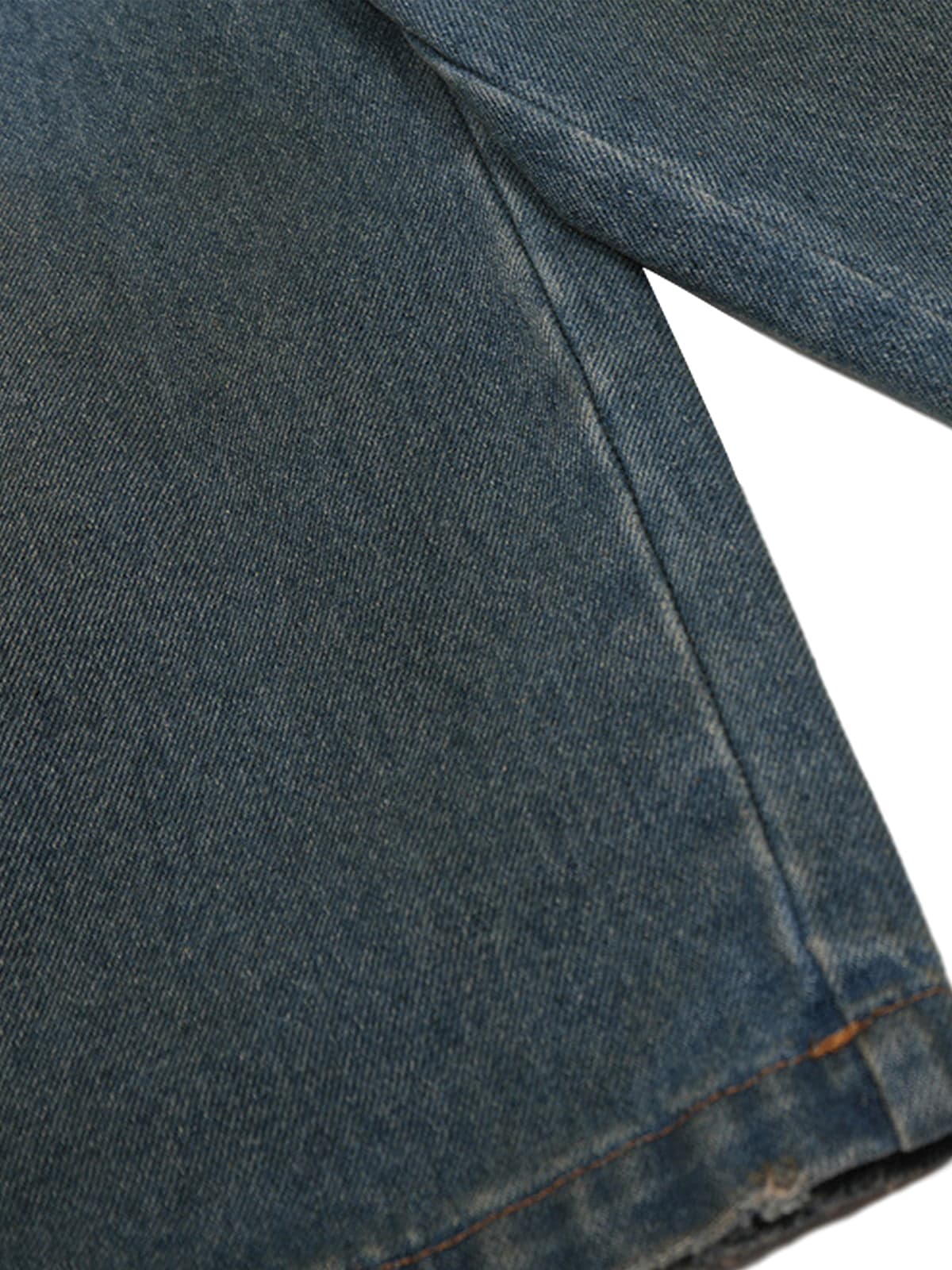 Washed White Denim Jorts