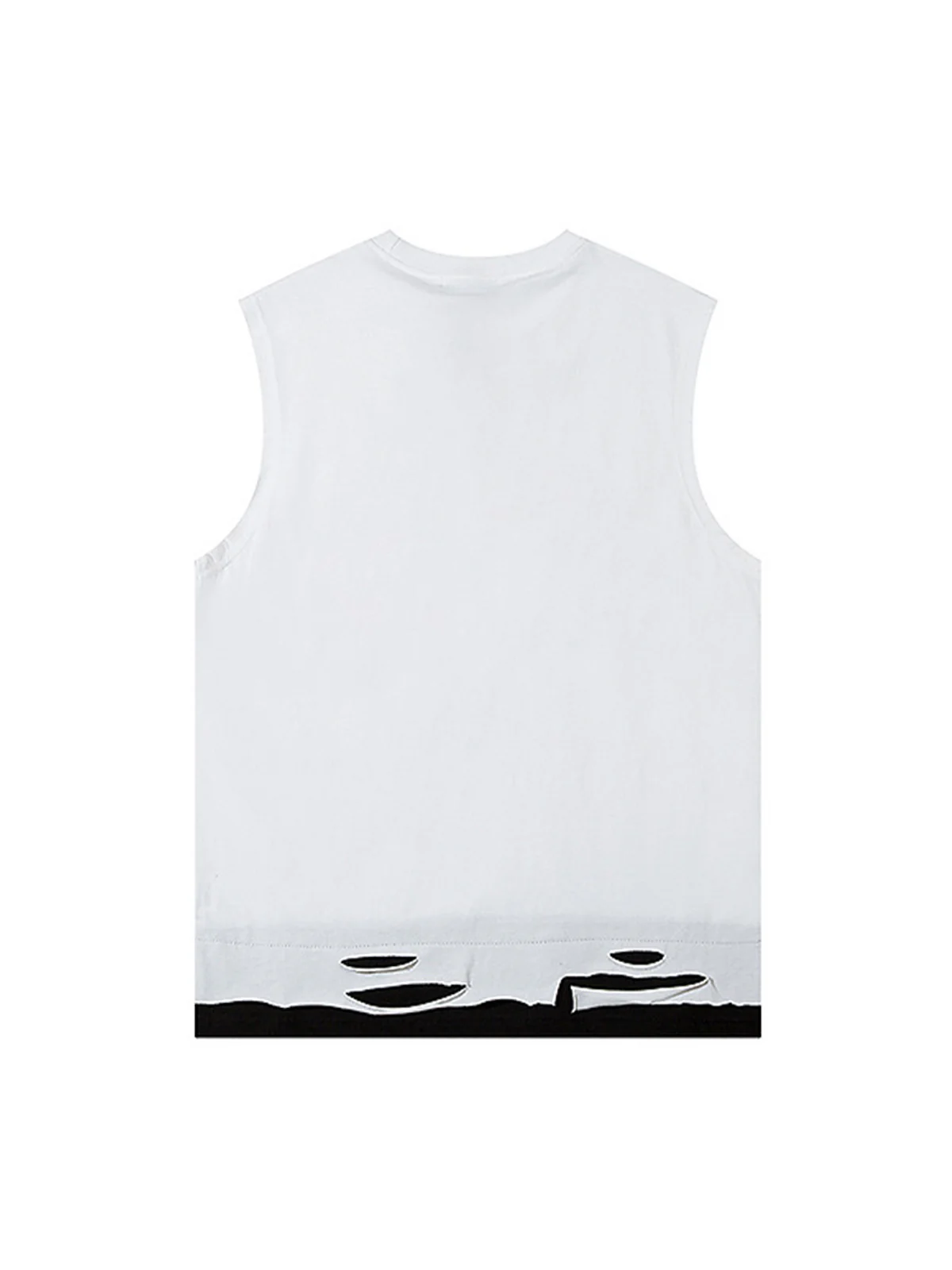 Graphic Letter Chain Vest