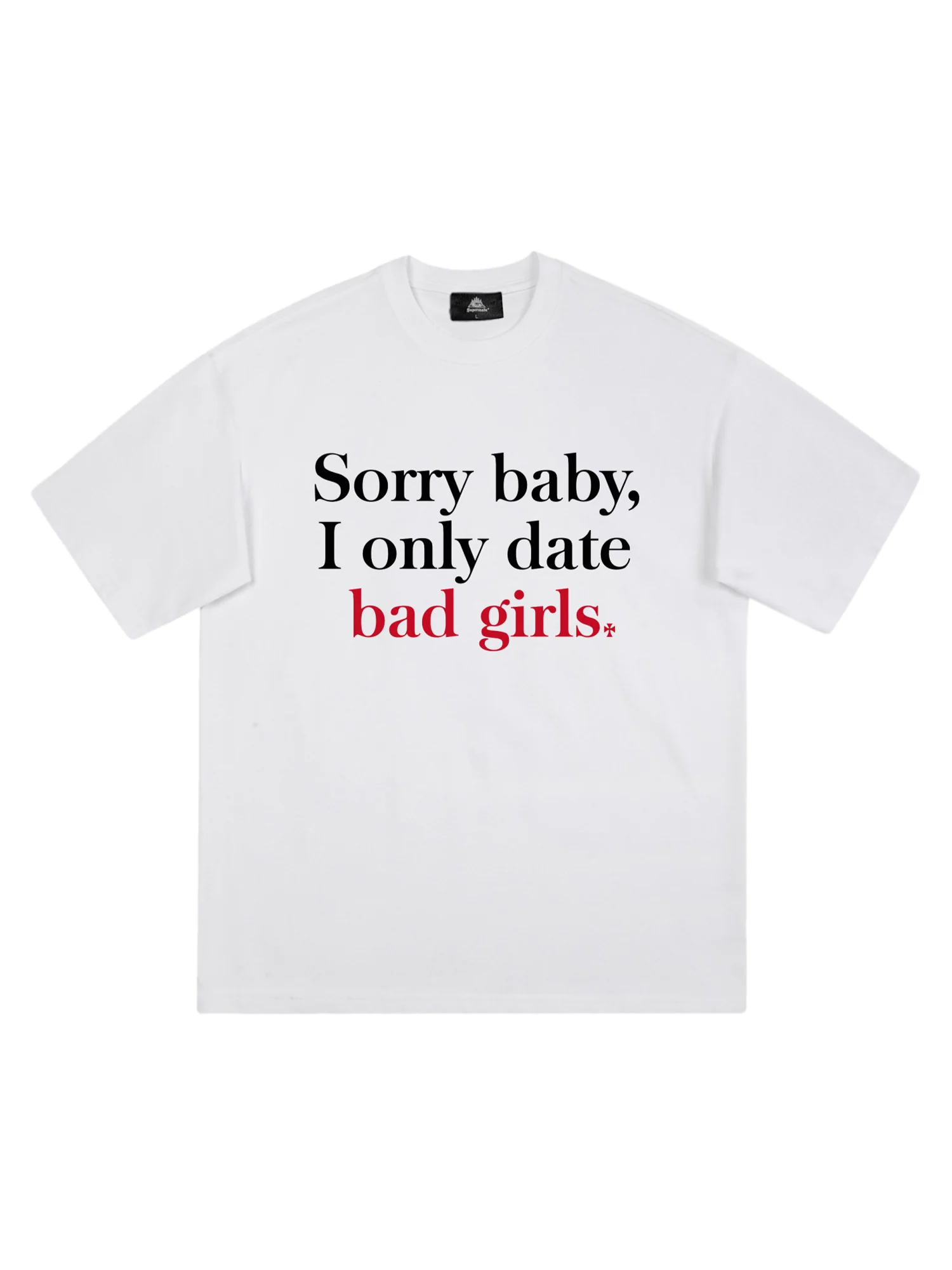 Thesupermade Fun Slogan Print T-shirt - 1799