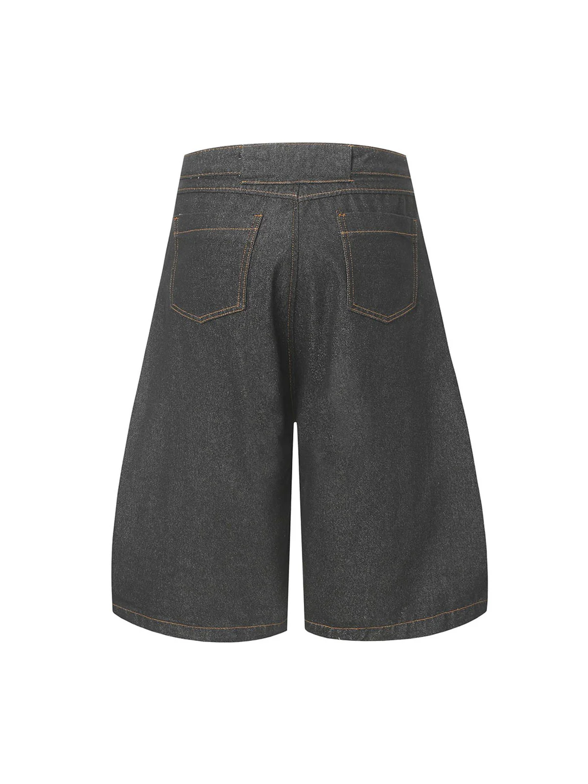 Deconstructed Split Contrast Stitching Scimitar Jorts