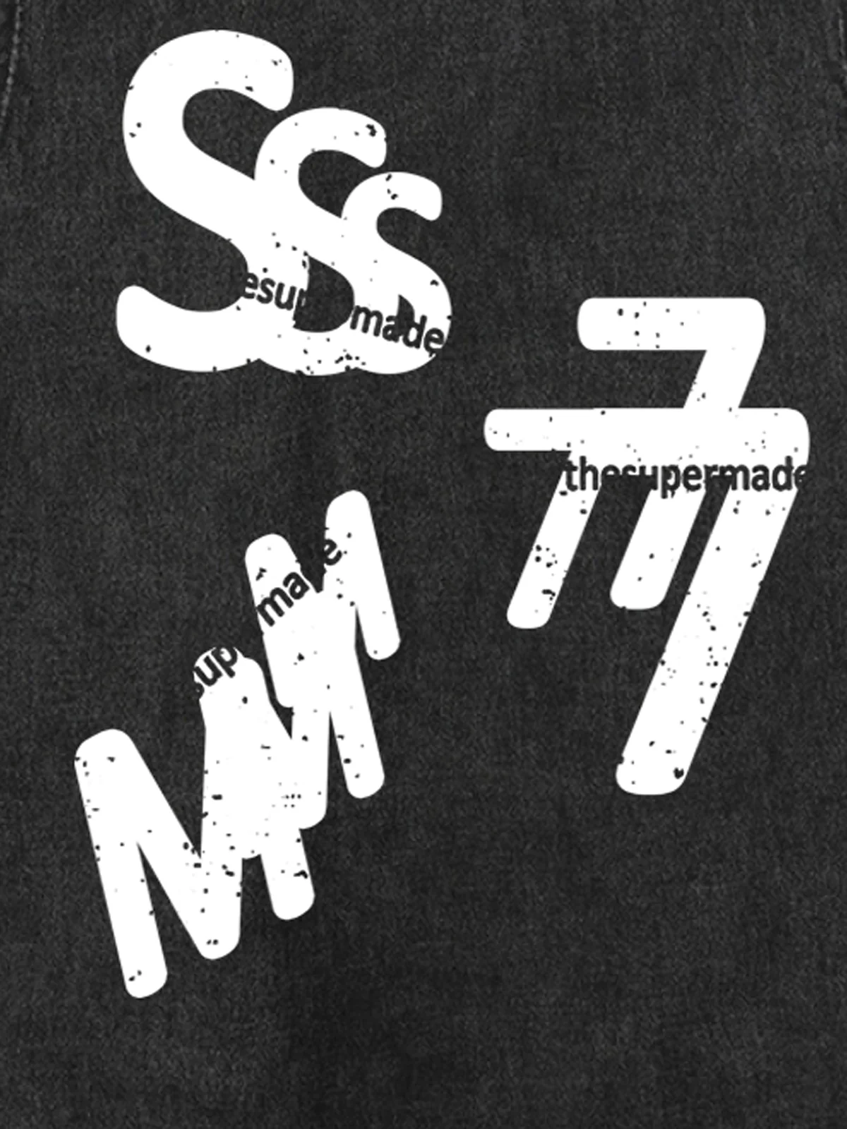 Original Letter Graphic Vest