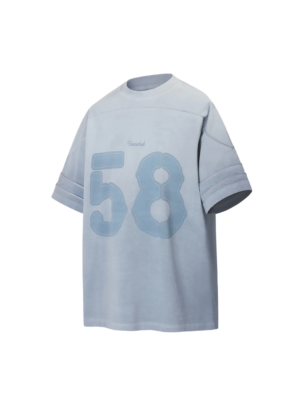 Washed Jersey Welt Stitching T-shirt