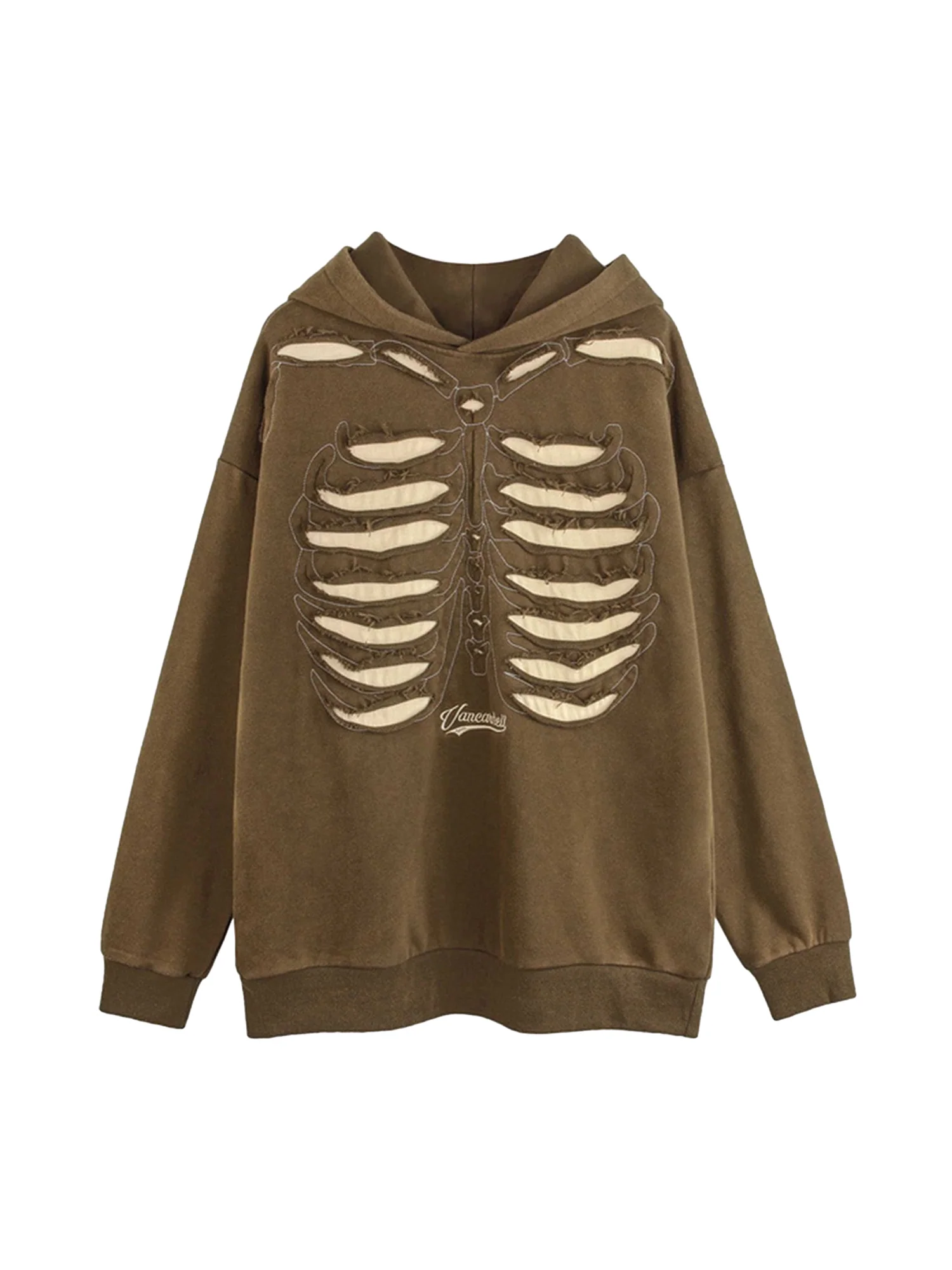 Thesupermade Washed And Aged Hooded Sweatshirt - 1674