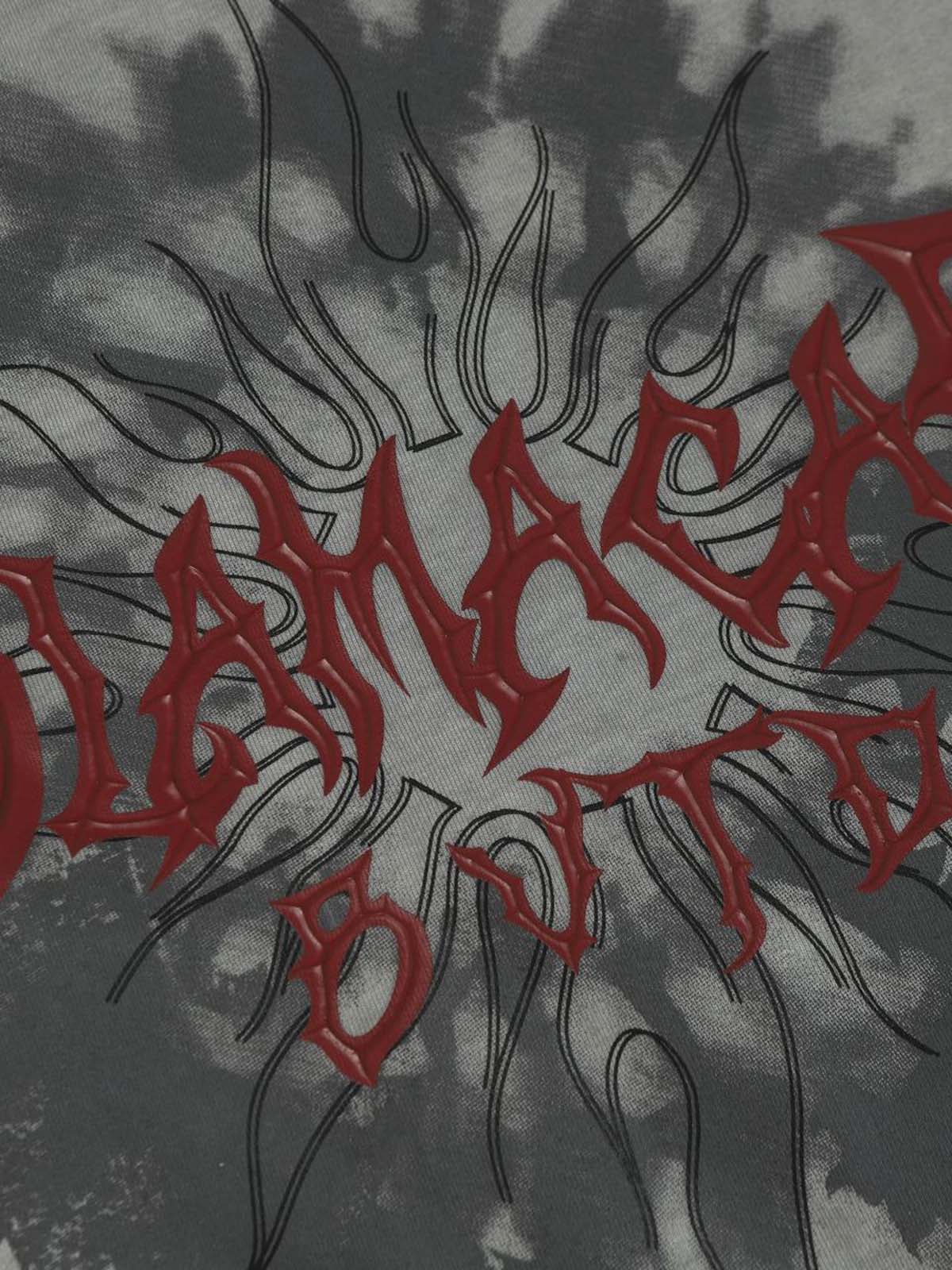 Distressed Batik Graphic T-Shirt