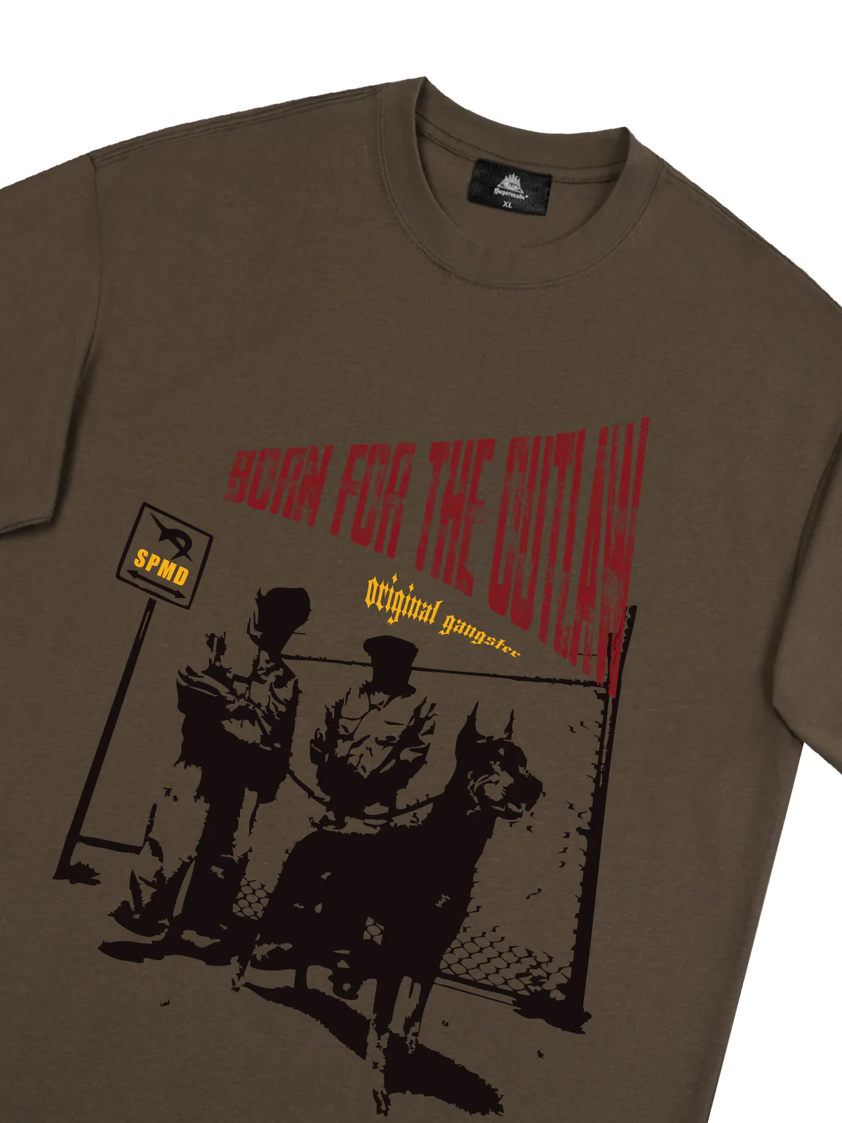 Original “Born for the Outlaw” Graphic Print T-Shirt