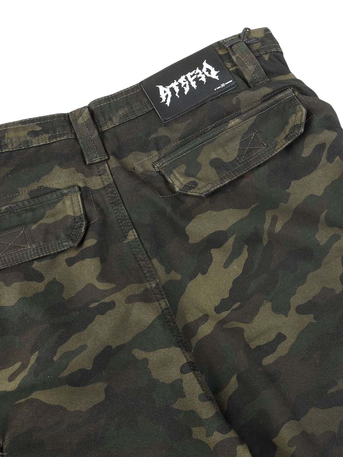 Wasteland Style Camouflage Baggy Cargo Pants - 2384