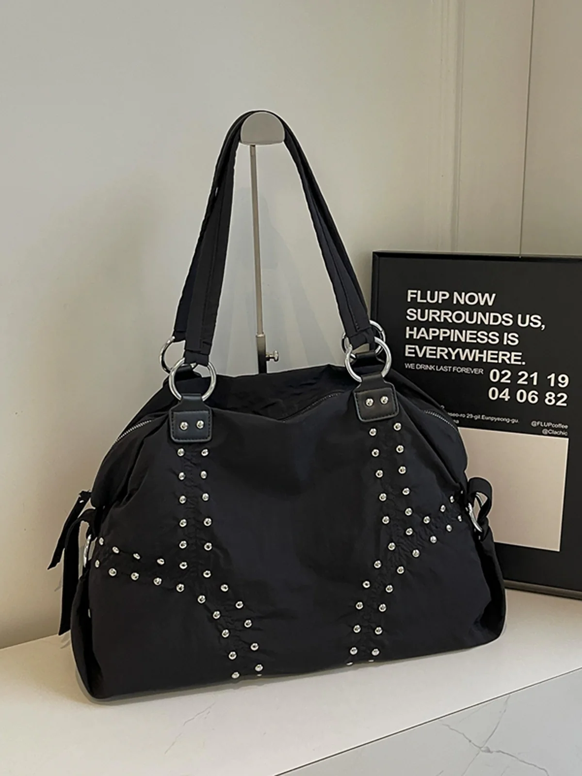 Street Studded Tote Bag