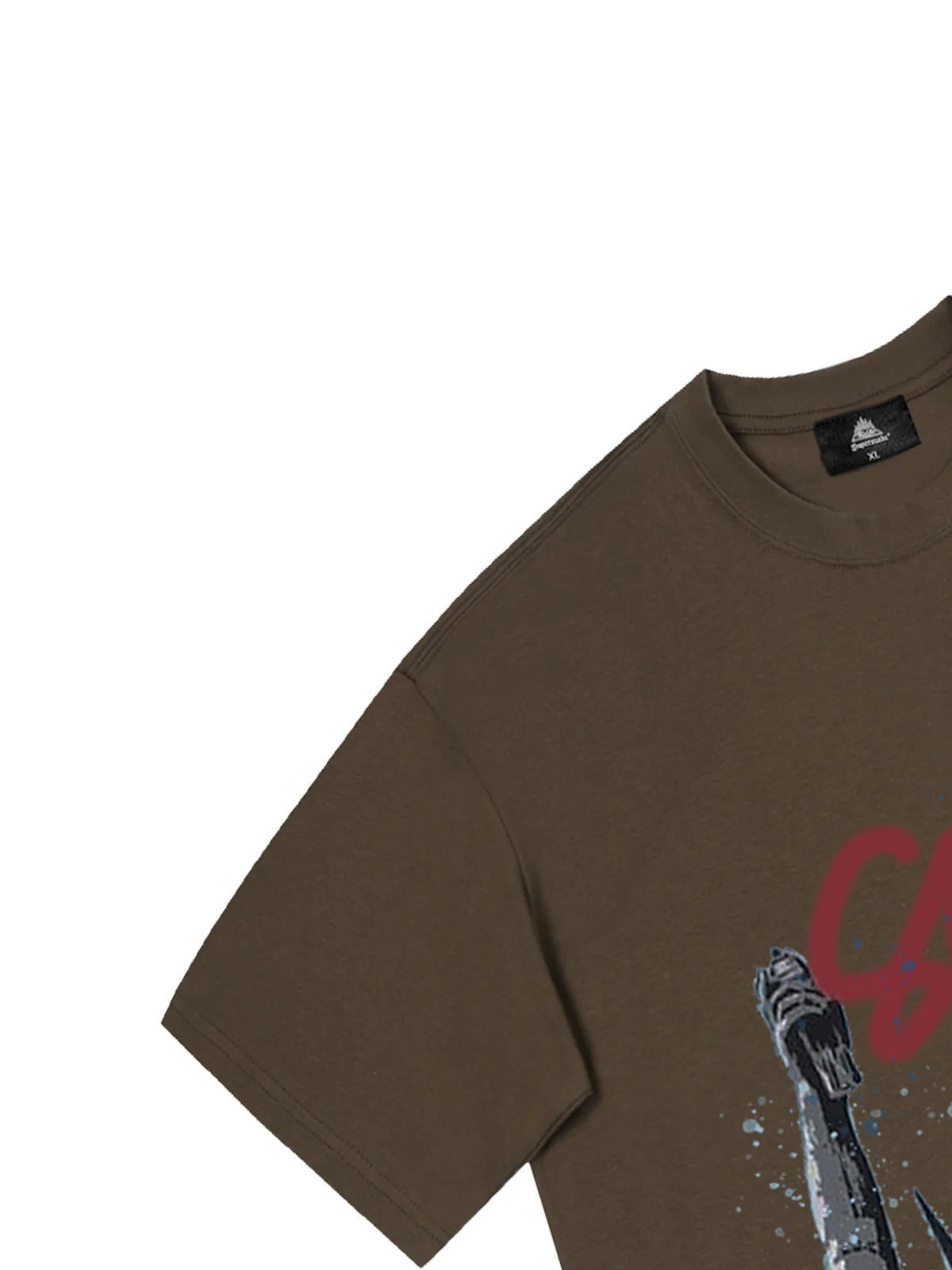 Orginal Funny Graffiti Statue Of Liberty Print T-shirt