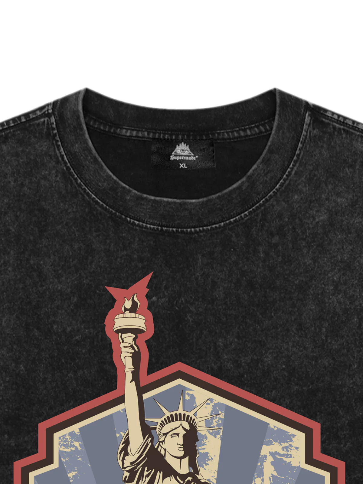 Orginal Street Statue of Liberty Independence Day T-shirt