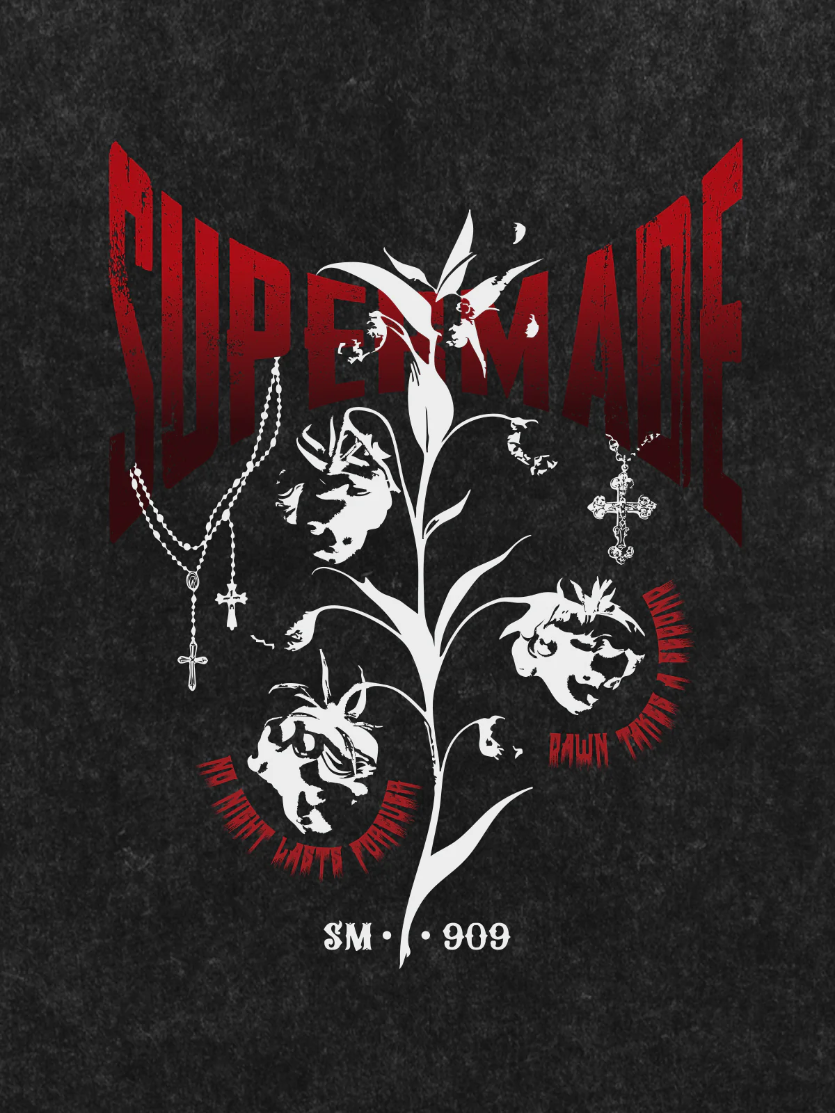 Original Graphic Gothic Angel T-Shirt