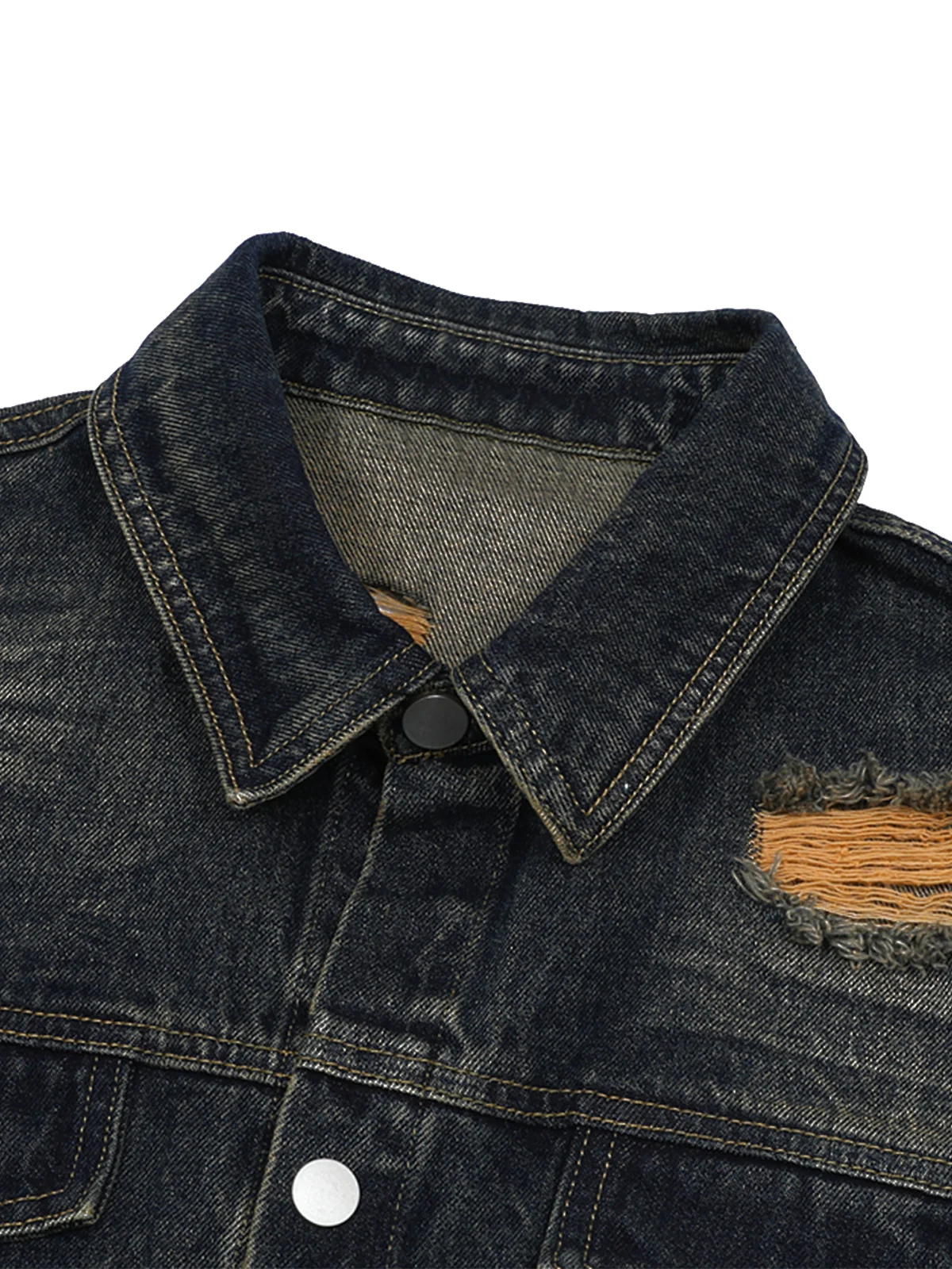 Distressed Washed Distressed Denim Set