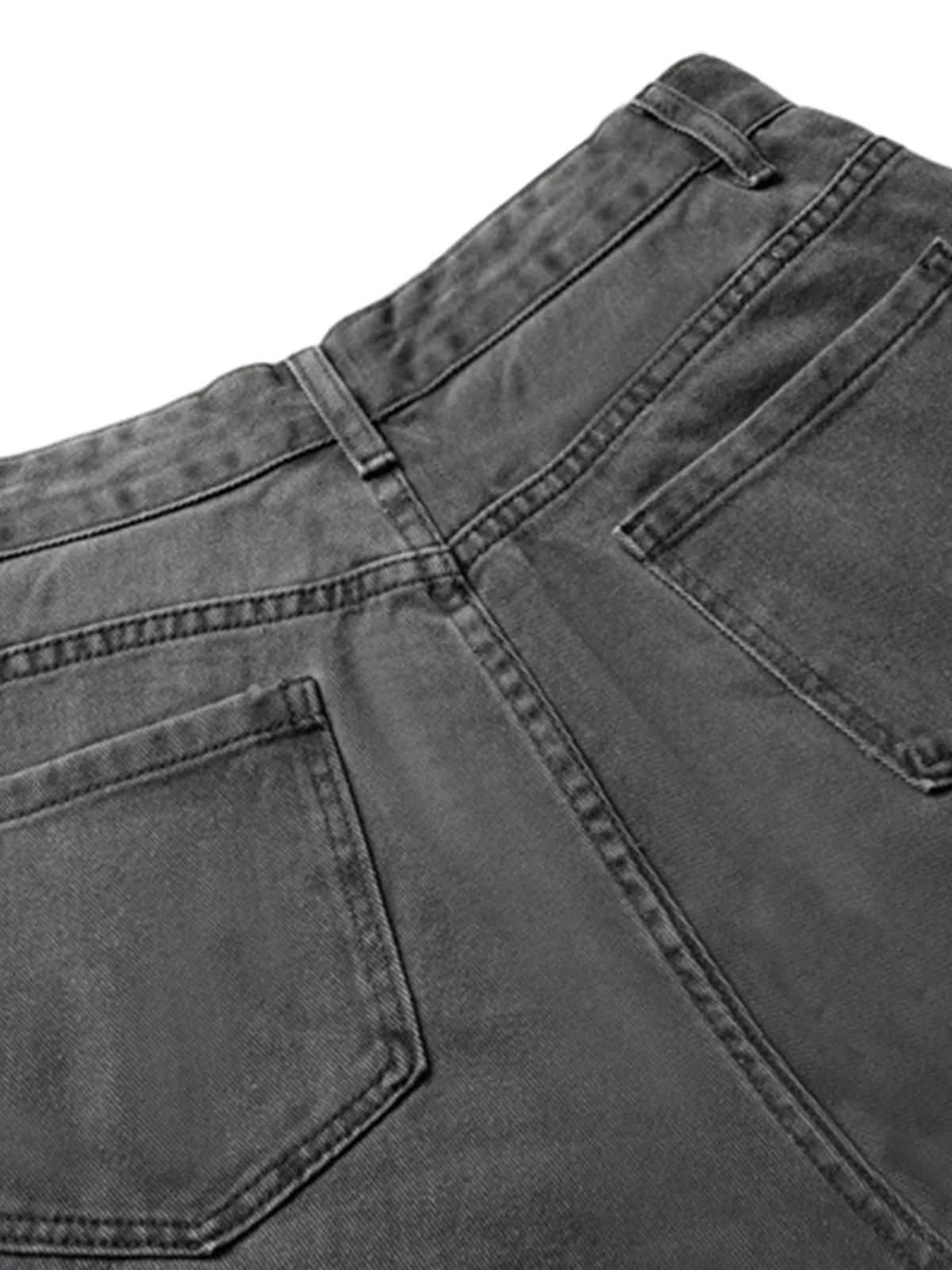 Deconstructed Detachable Split Cargo Jeans