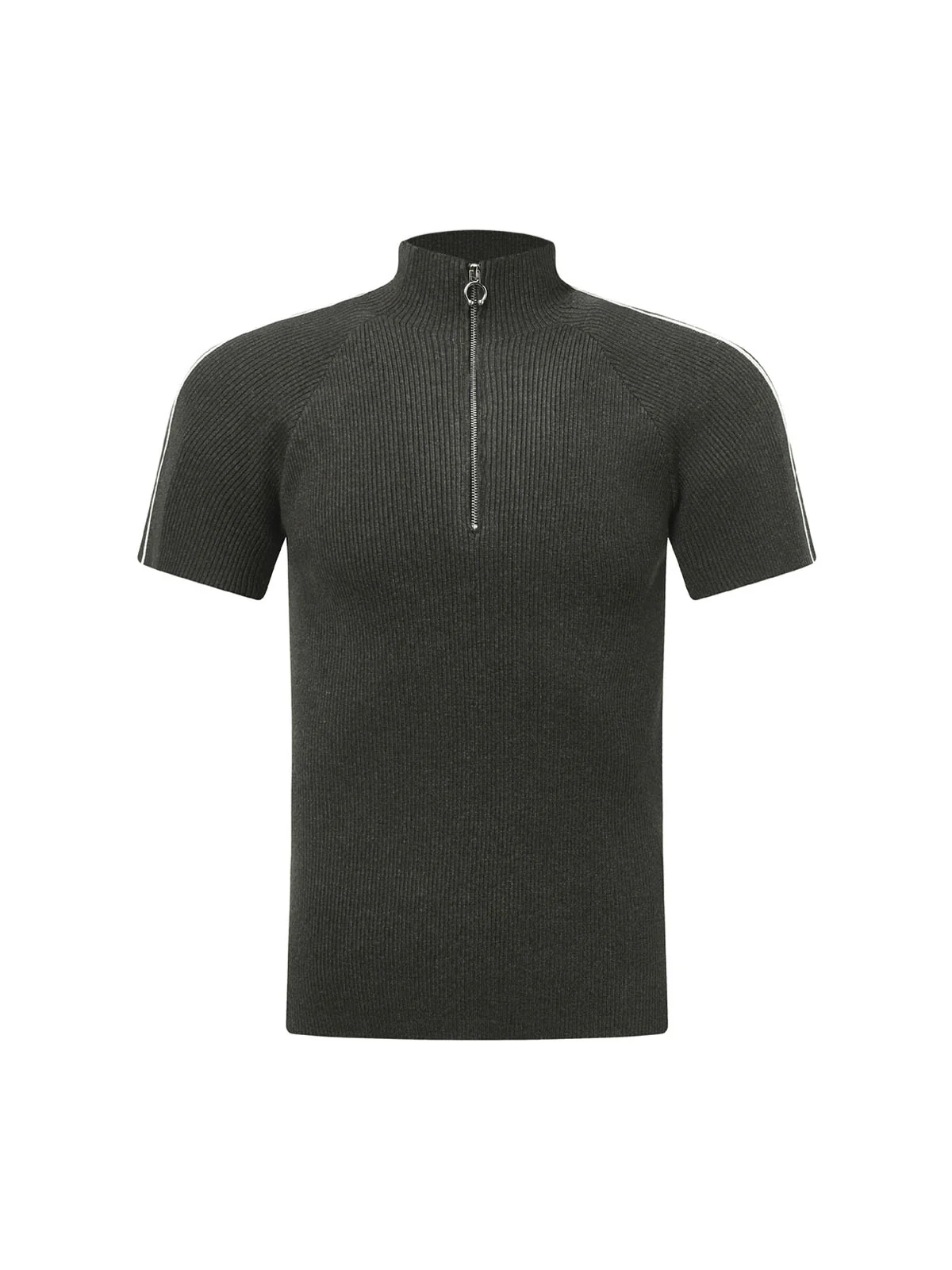 Retro Cleanfit Quarter Zip- Up T-Shirt