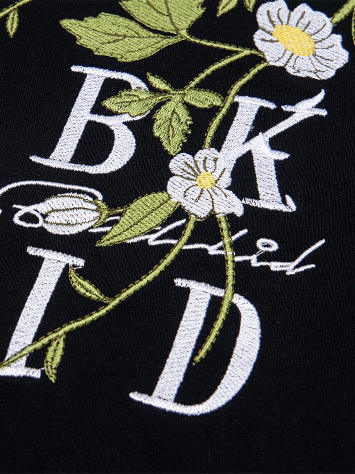 Floral Embroidered Oversized Short Sleeve T-Shirt