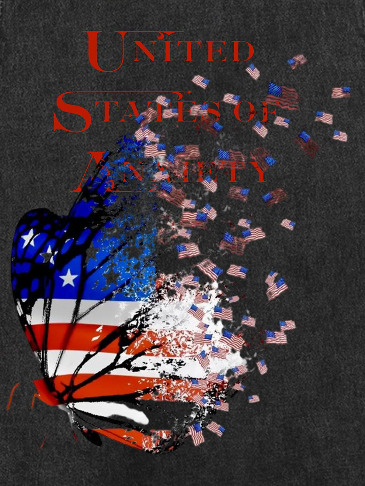 Orginal Broken Phantom Butterfly Independence Day Vest