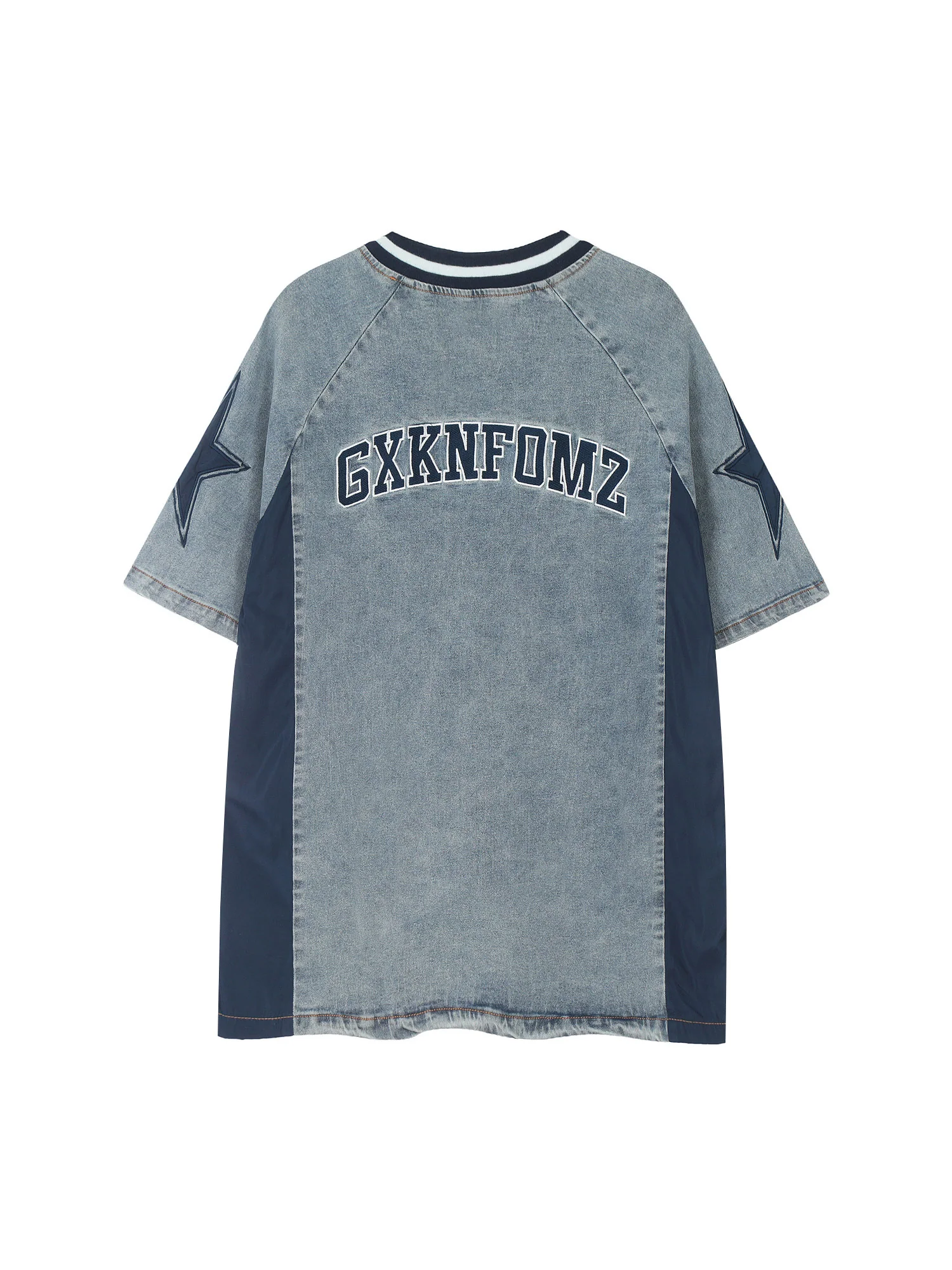 Thesupermade Hight Street Washed Patchwork T-shirt - 2345