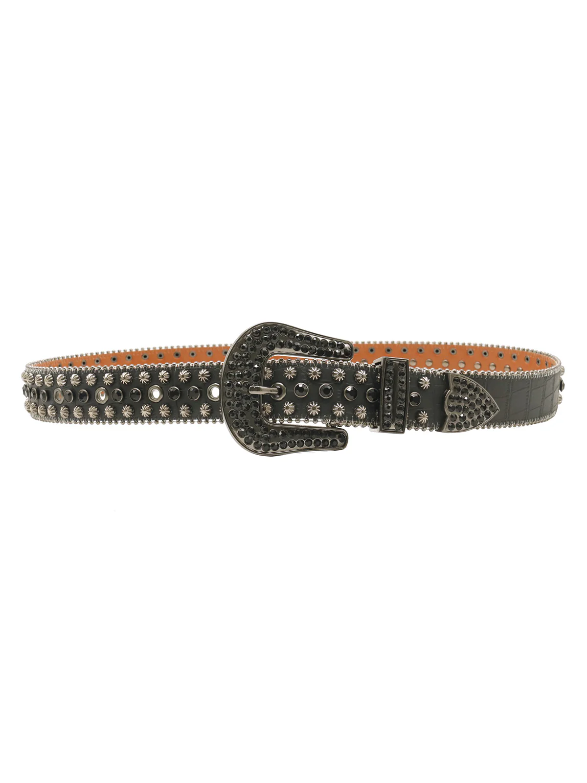 Street Rhinestone Studded Belt