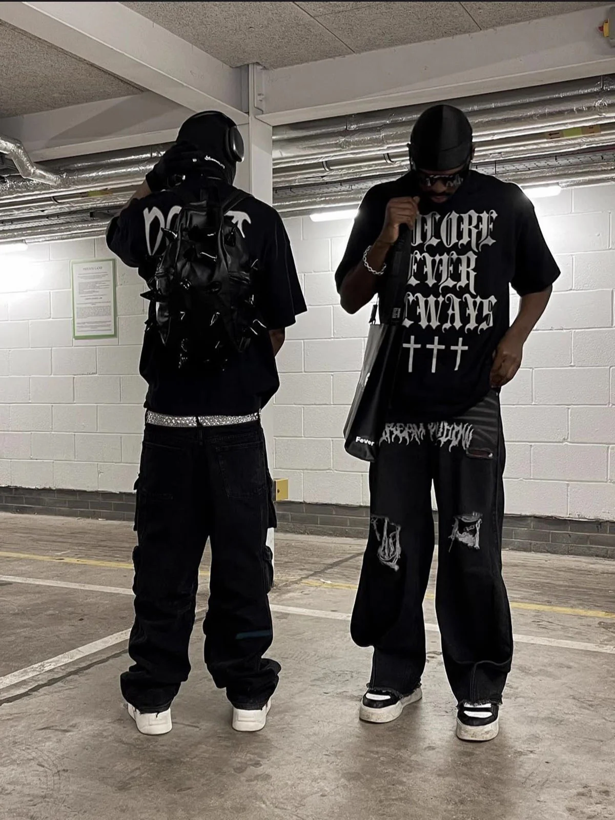 Street Rock Punk Dark Hedgehog Rivet Backpack