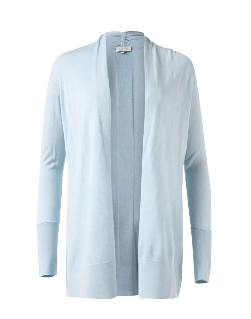 Surf Blue Silk Cashmere Cardigan