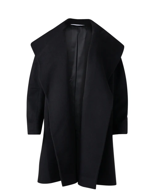 Simone Black Wool Coat