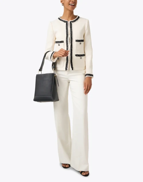 Charlee Cream and Black Jacket