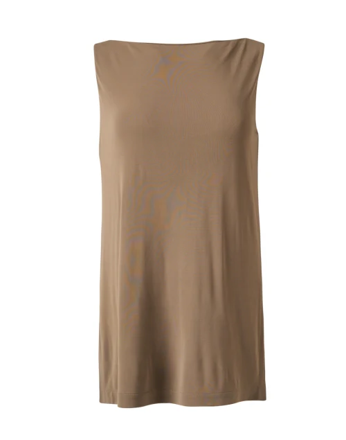 Taupe Sleeveless Blouse
